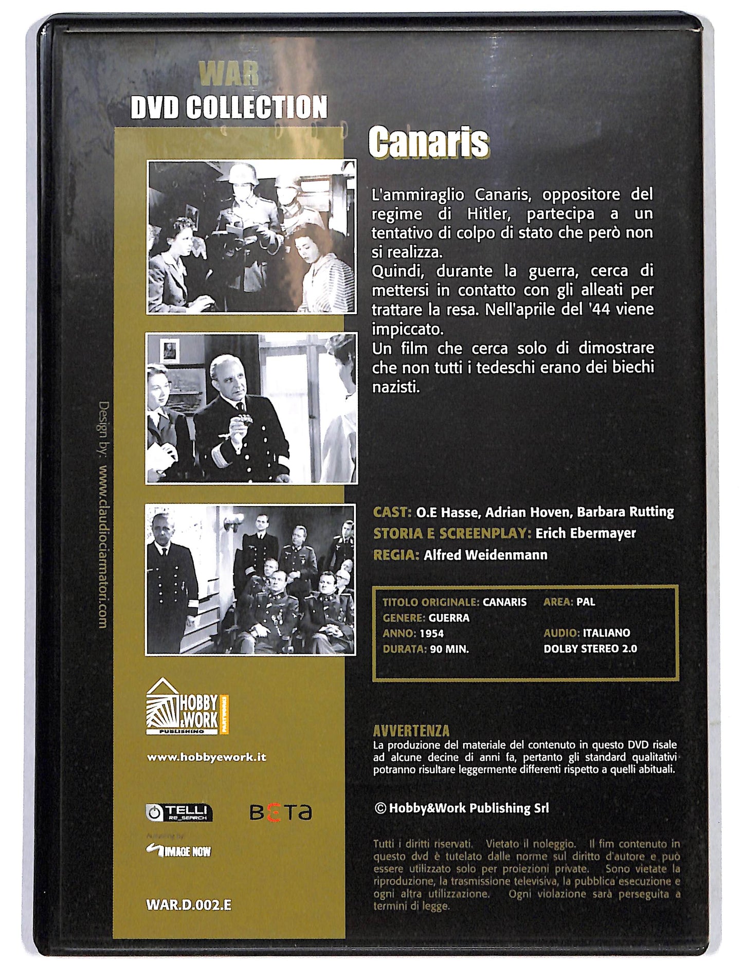 EBOND Canaris  EDITORIALE DVD D658210