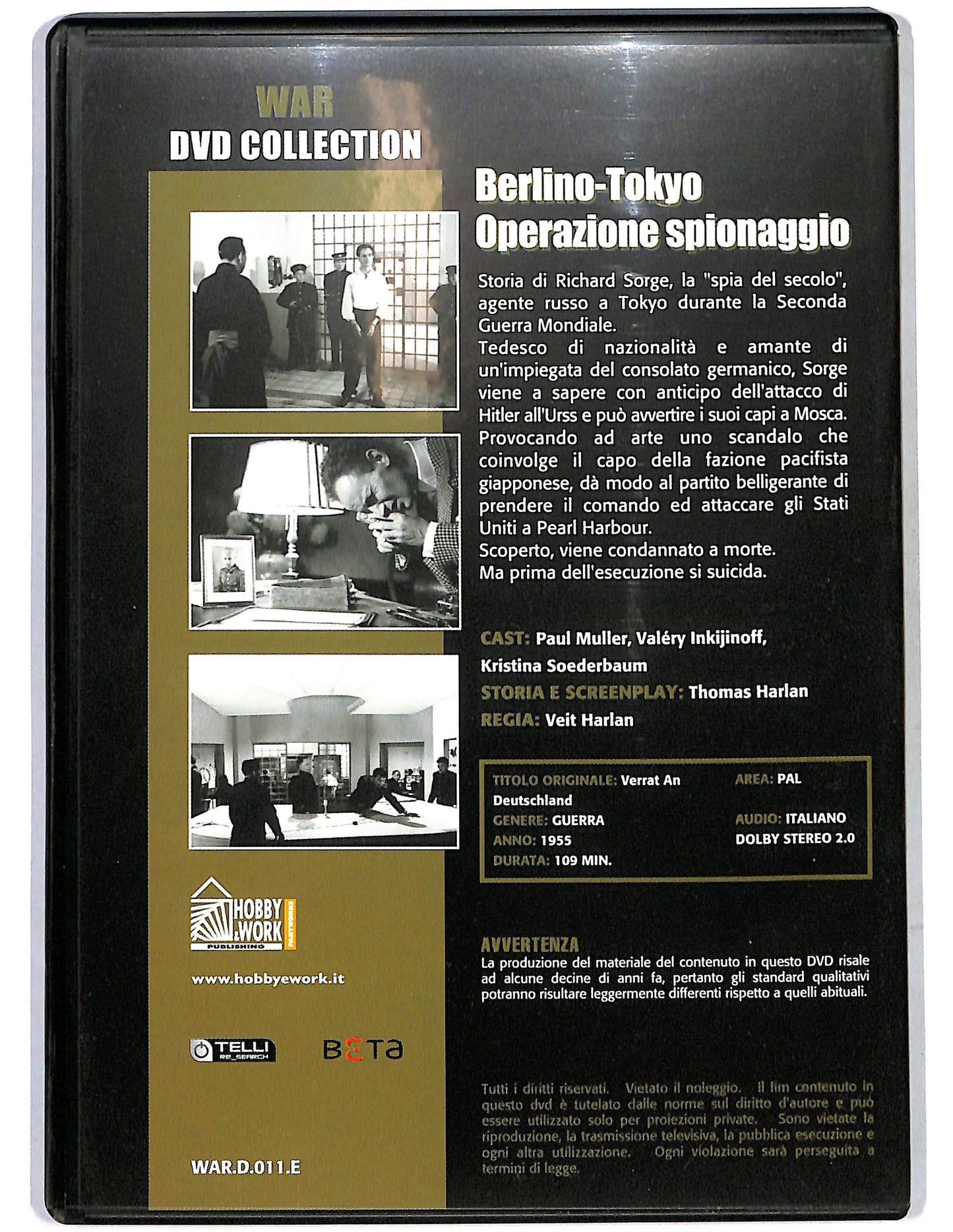 EBOND Berlino Tokyo operazione spionaggio  EDITORIALE DVD D658211