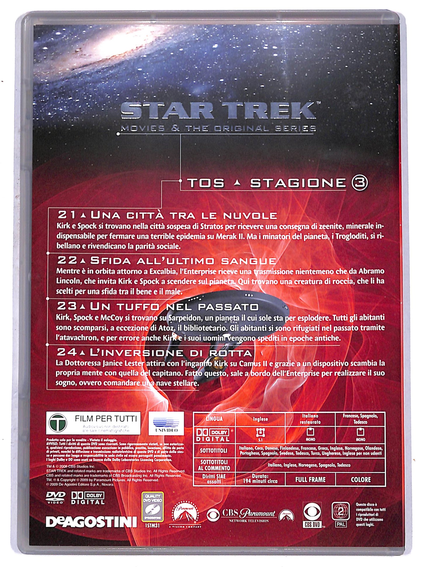 EBOND star trek stagione 3 vol 31 episodi 21 - 24  EDITORIALE DVD D658514