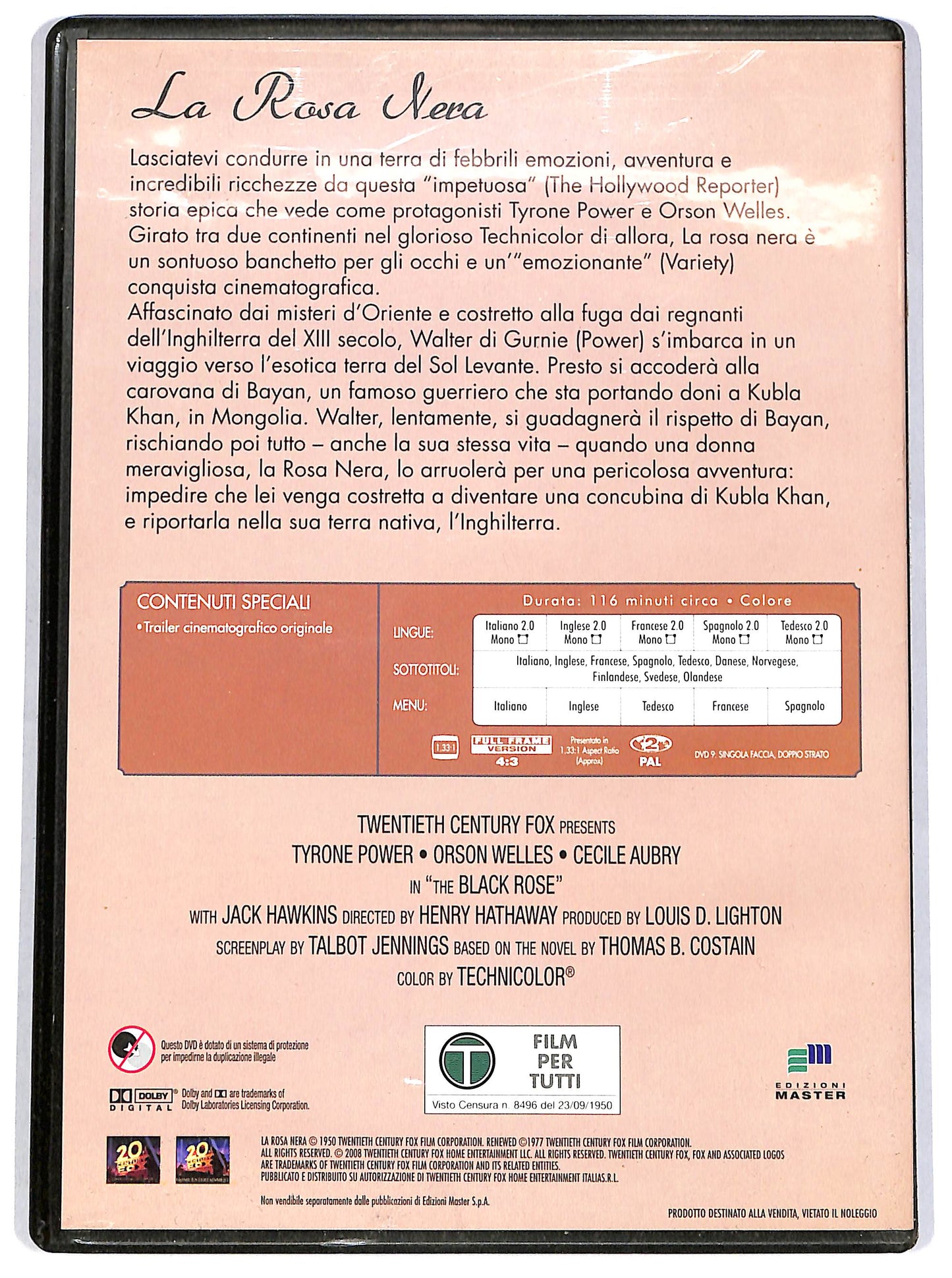 EBOND La rosa nera (film)  EDITORIALE  DVD D658647