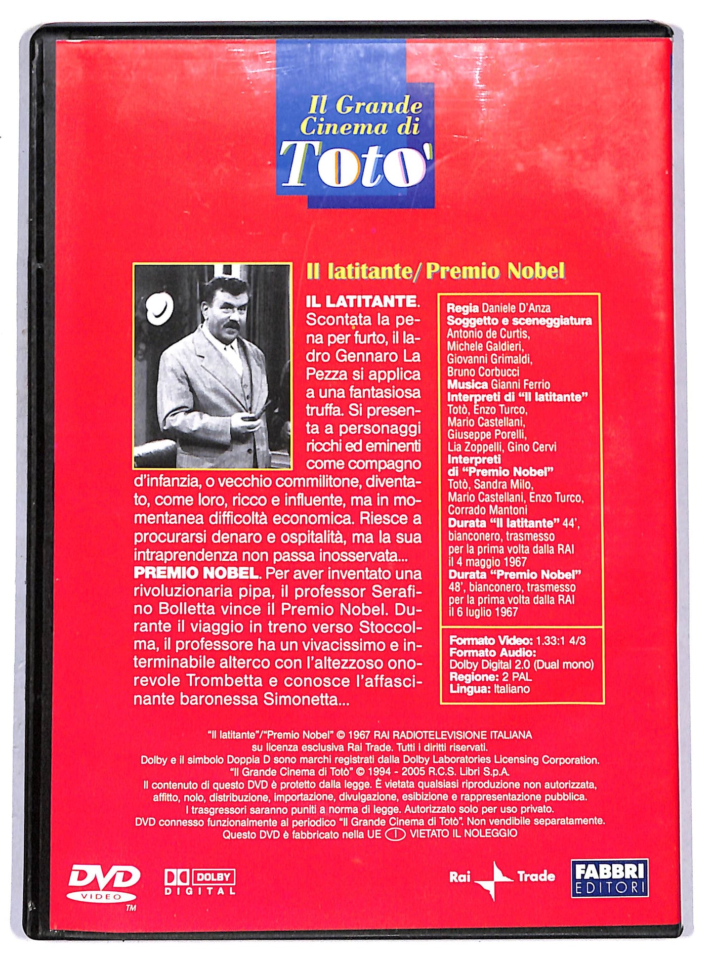 EBOND il latitante - premio nobel  EDITORIALE DVD D658862