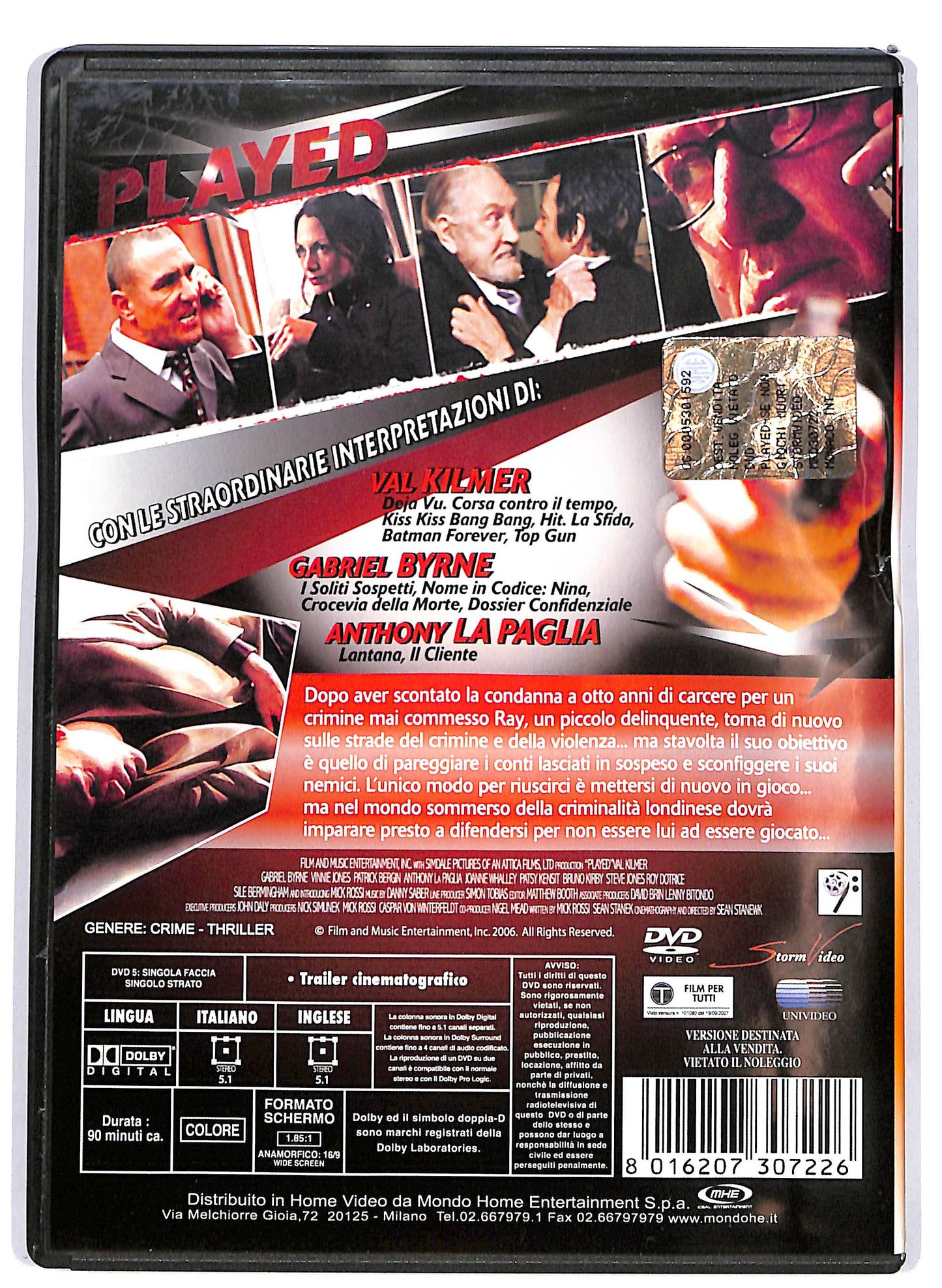 EBOND Played DVD D659033