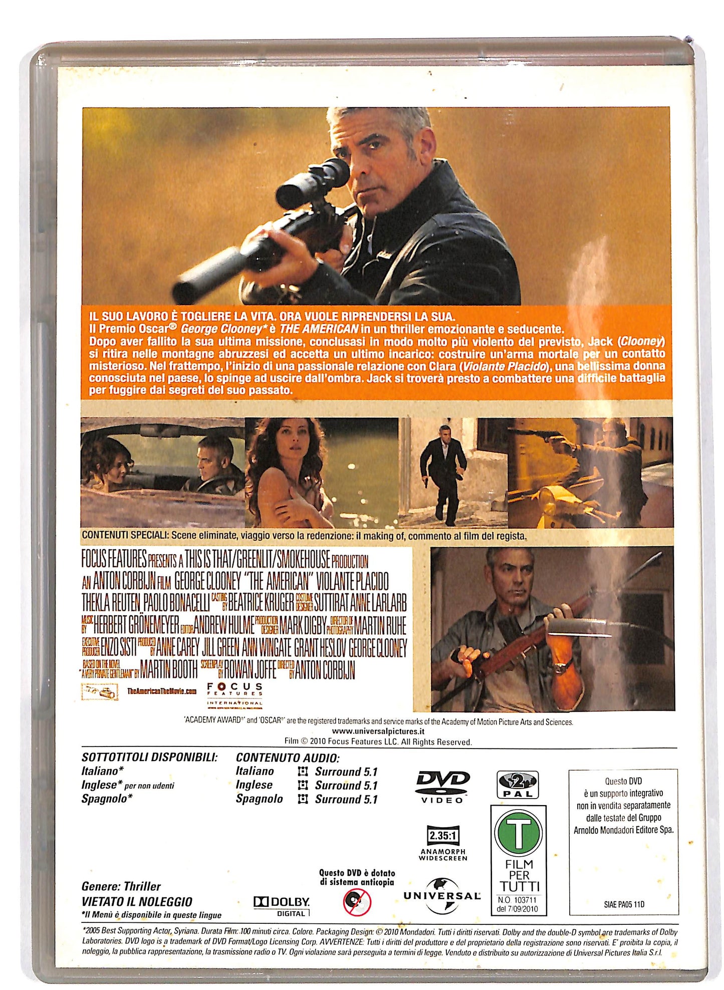EBOND The American  EDITORIALE DVD D659052