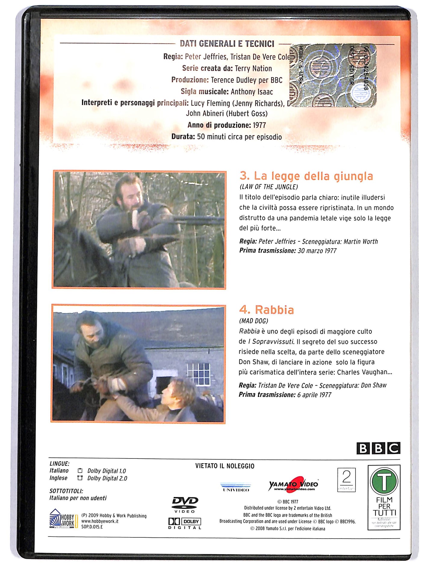 EBOND I sopravvissuti Vol 15 Stagione 3 Ep. 3 - 4  EDITORIALE DVD D659319
