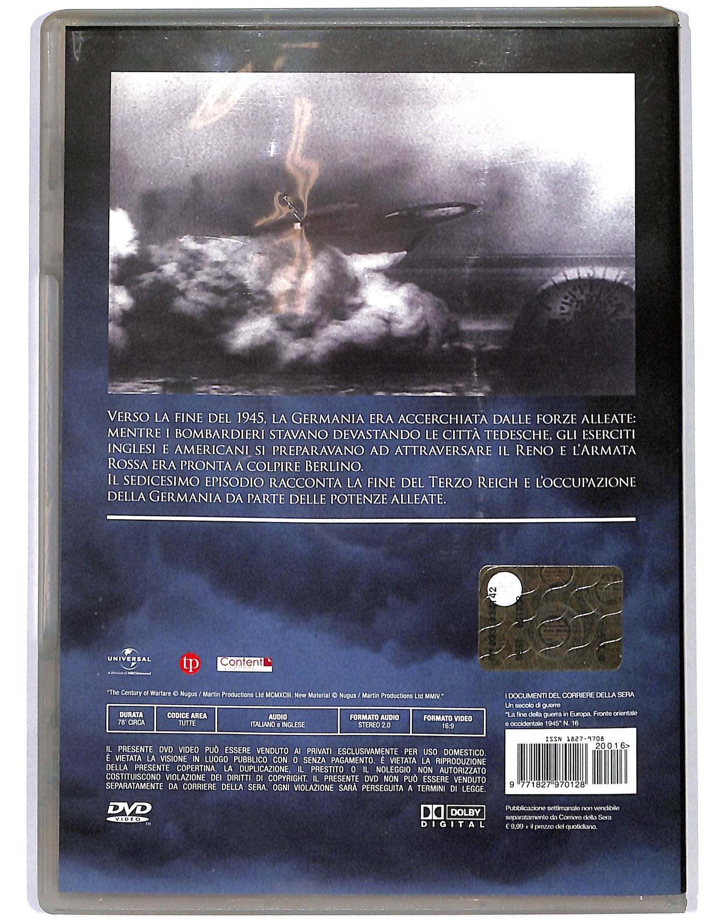 EBOND La fine della guerra in Europa vol.16  EDITORIALE  DVD D659425