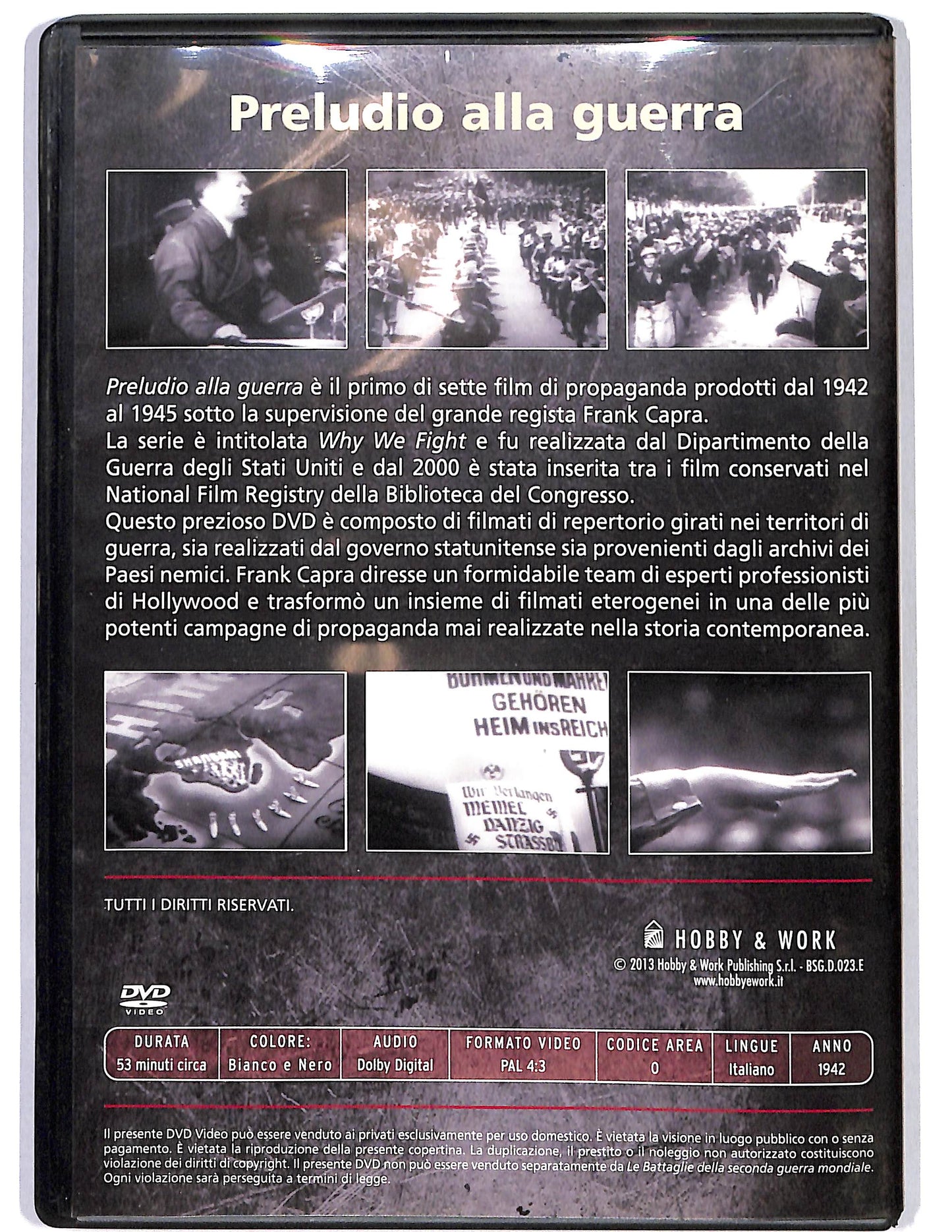 EBOND Preludio alla guerra EDITORIALE DVD D659438