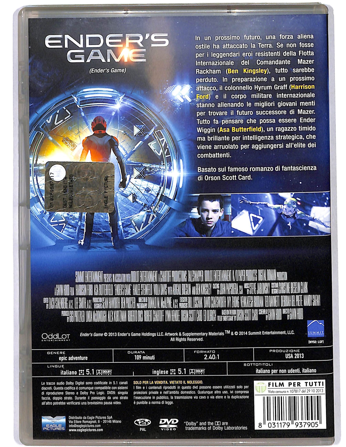 EBOND Ender's Game  DVD D659649