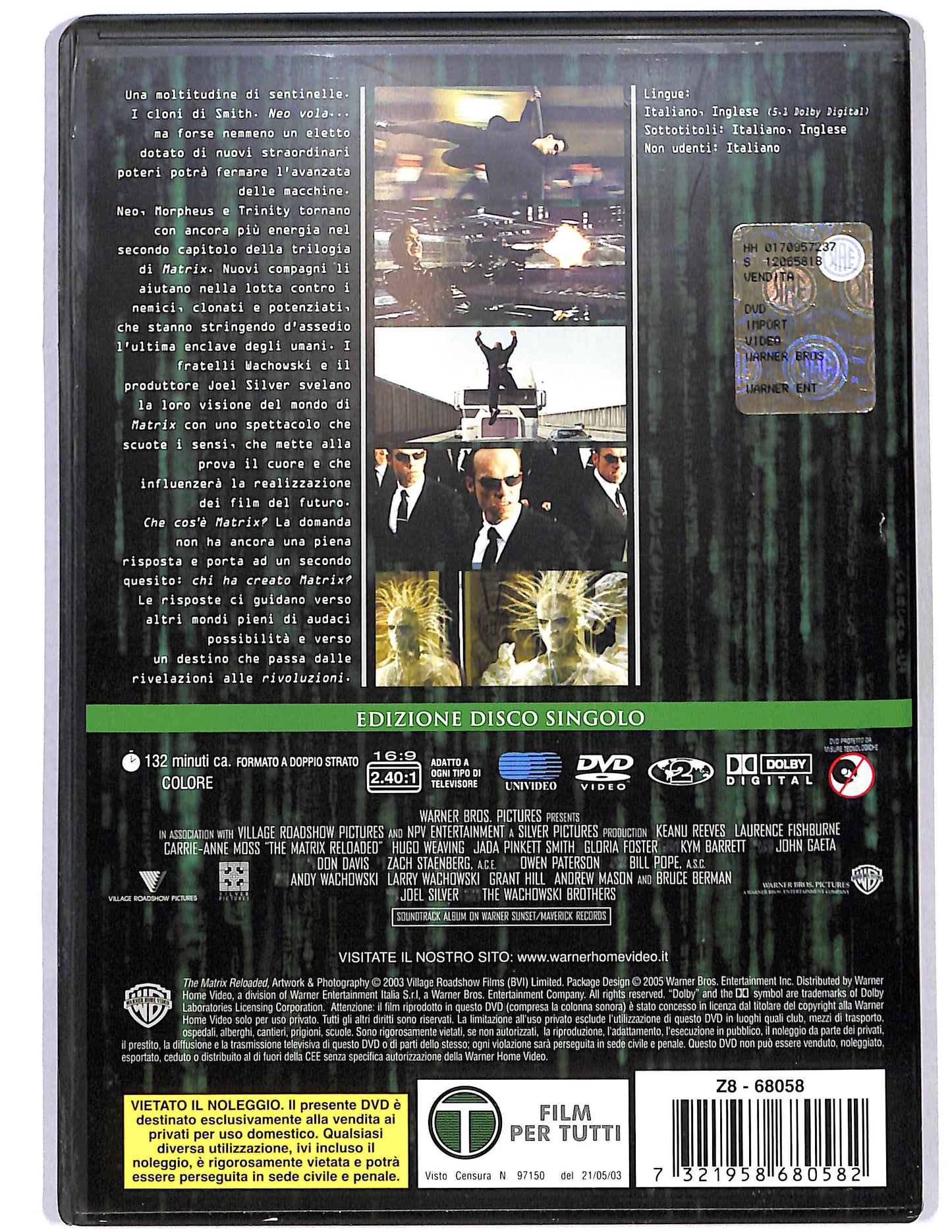 EBOND Matrix reloaded  DVD D659704