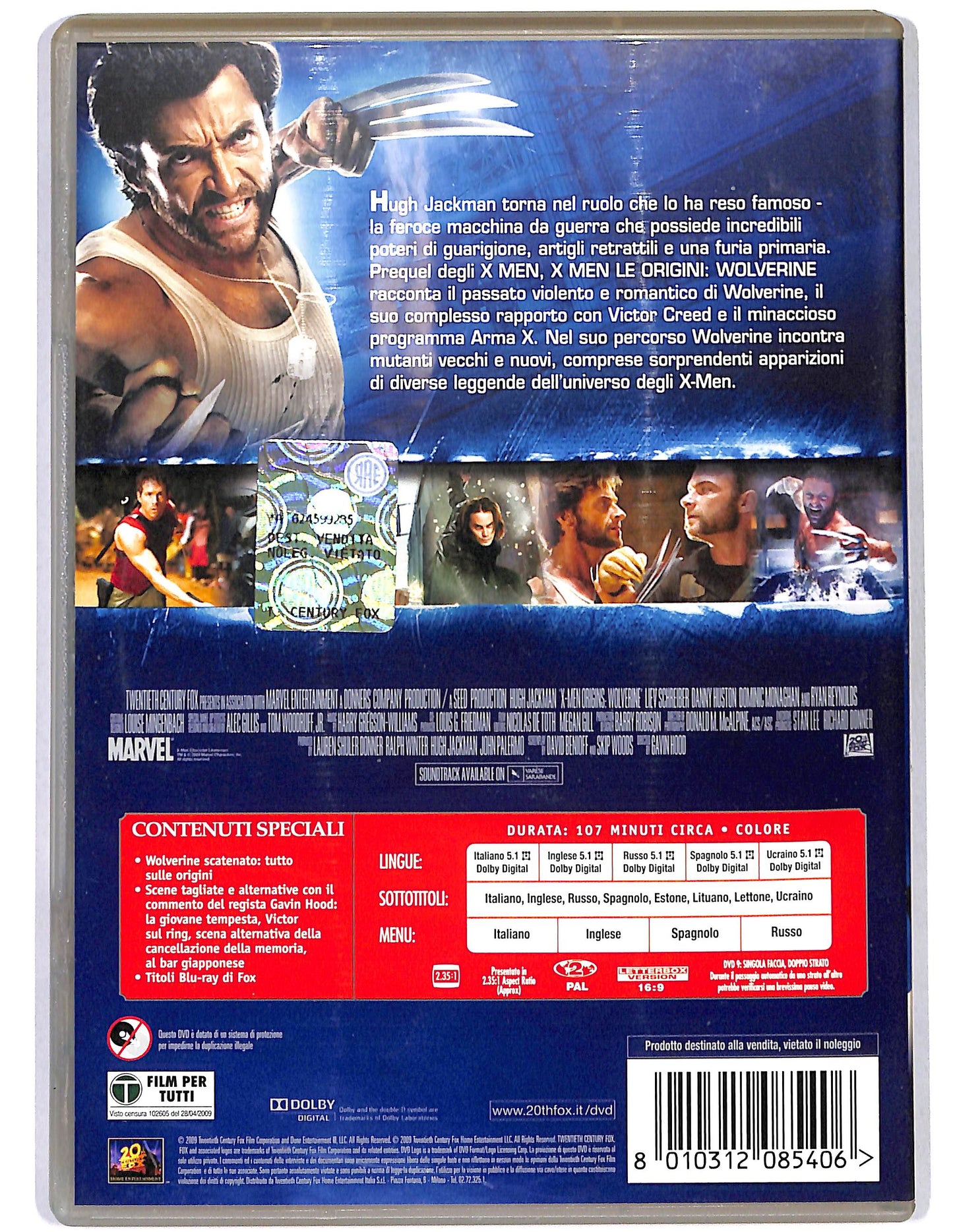 EBOND X - Men le origini Wolverine  DVD D659715