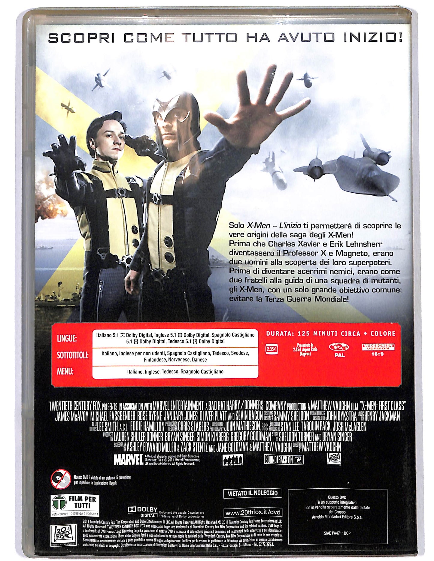 EBOND X-Men - L'inizio DVD D659716