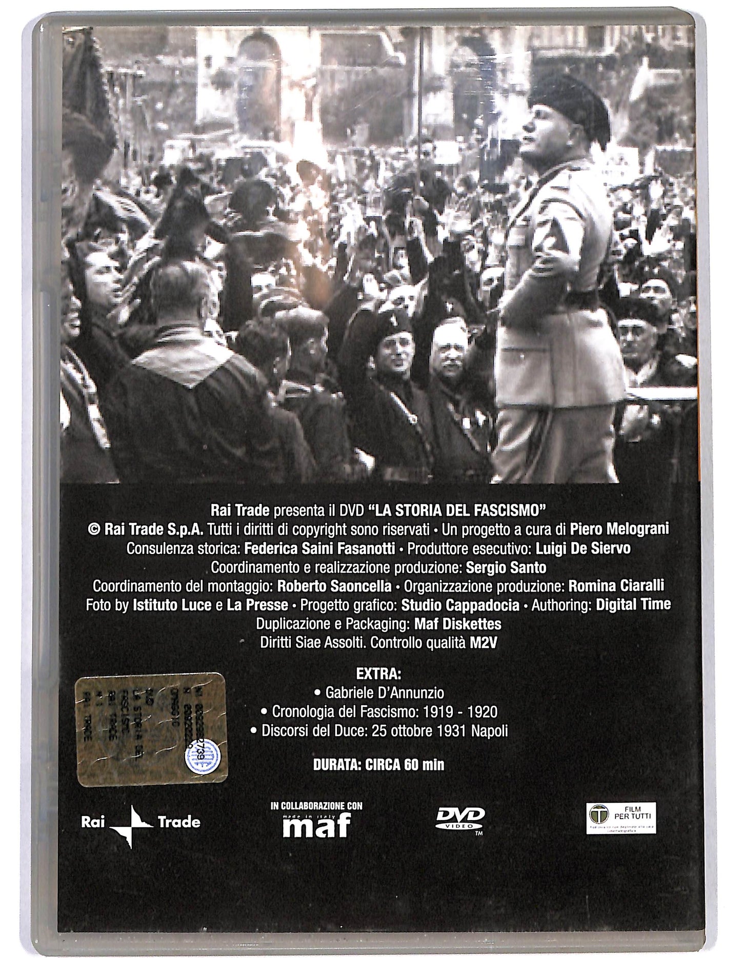 EBOND 1919 - 1922 I primi passi di Mussolini al governo  EDITORIALE DVD D659749