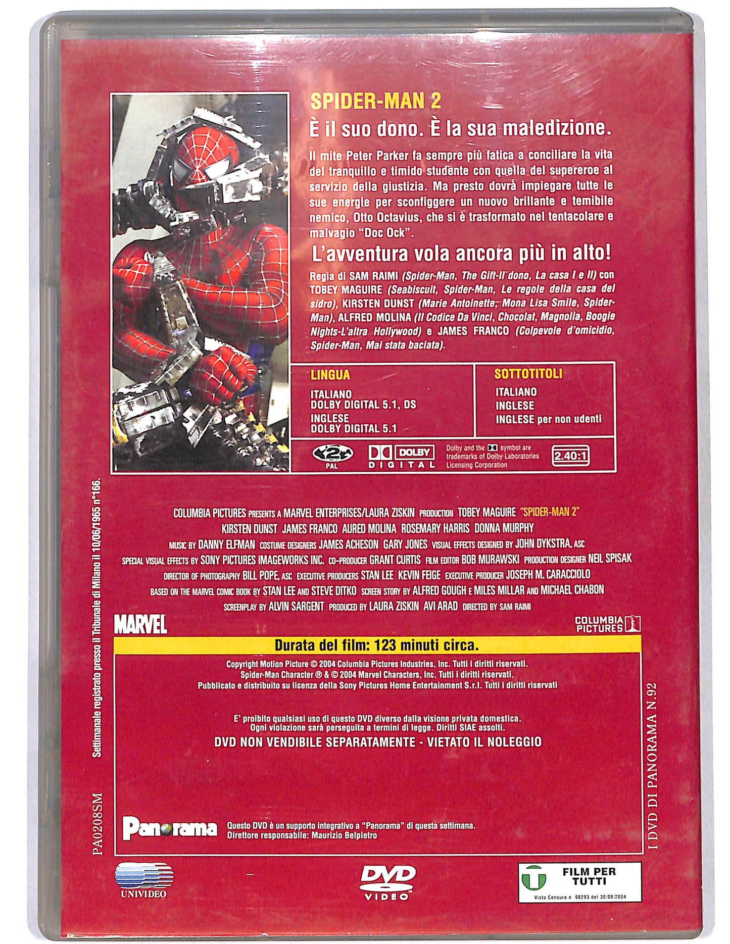 EBOND Spider - Man 2 EDITORIALE DVD D659753