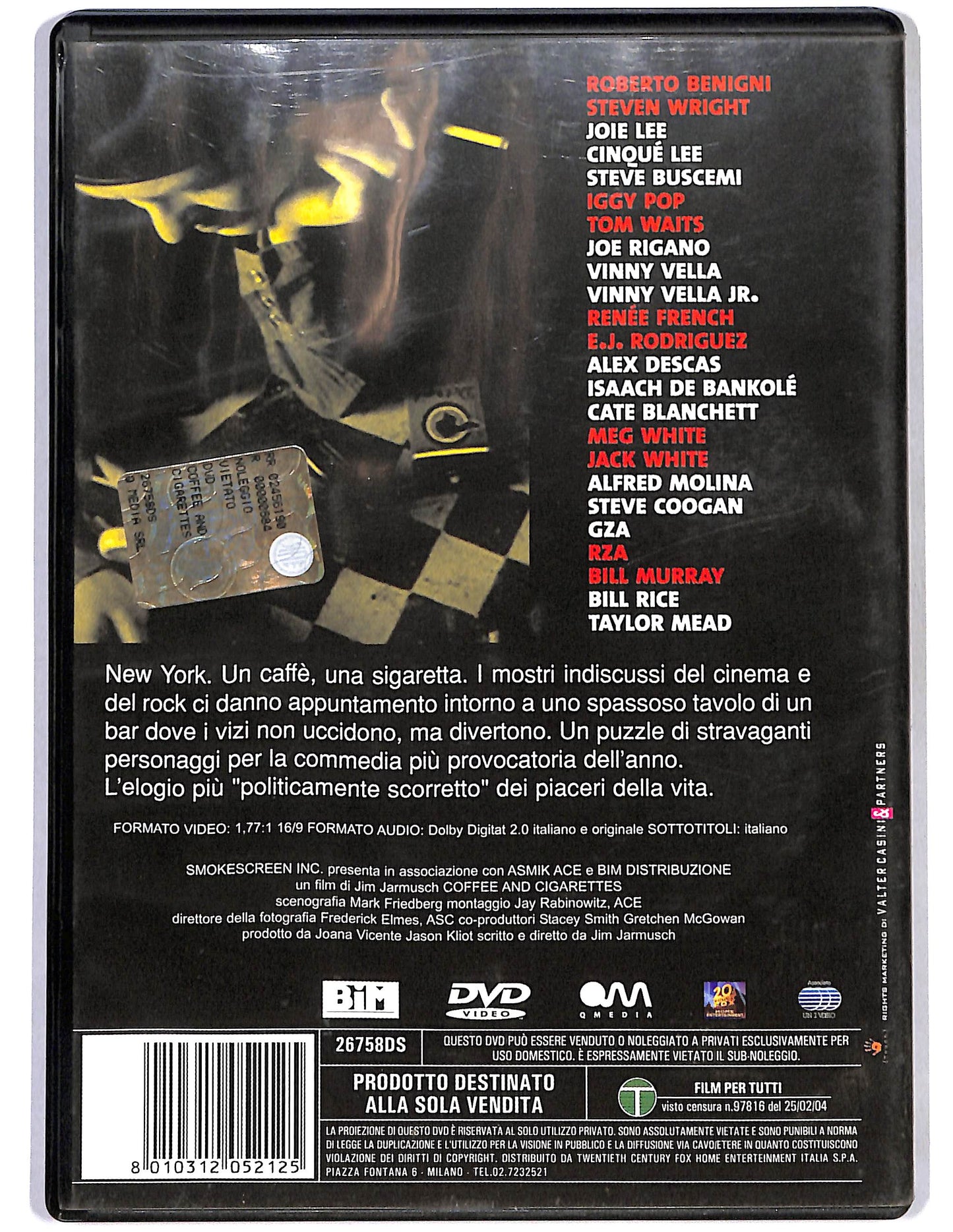 EBOND Coffee and Cigarettes  DVD D660134