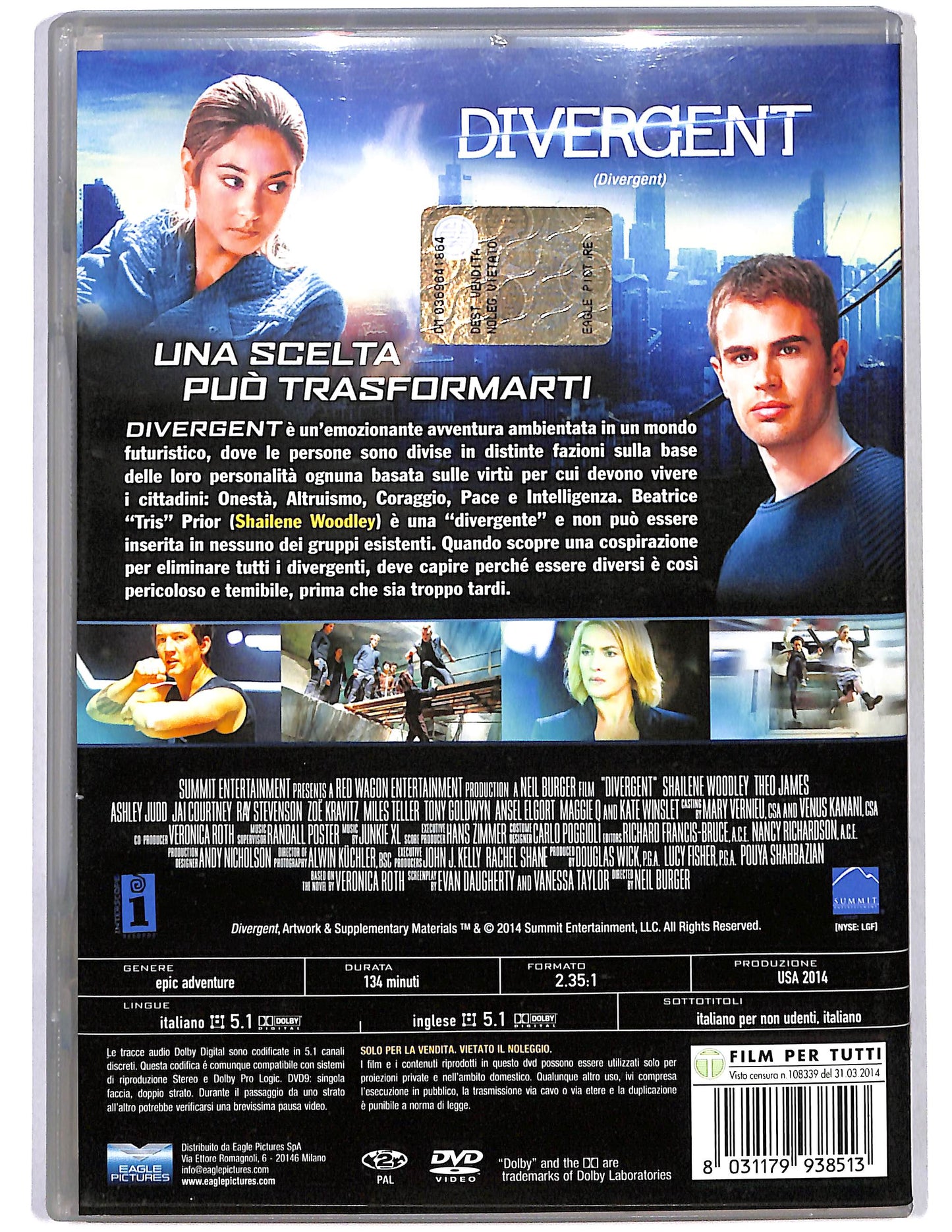 EBOND Divergent  DVD D660158