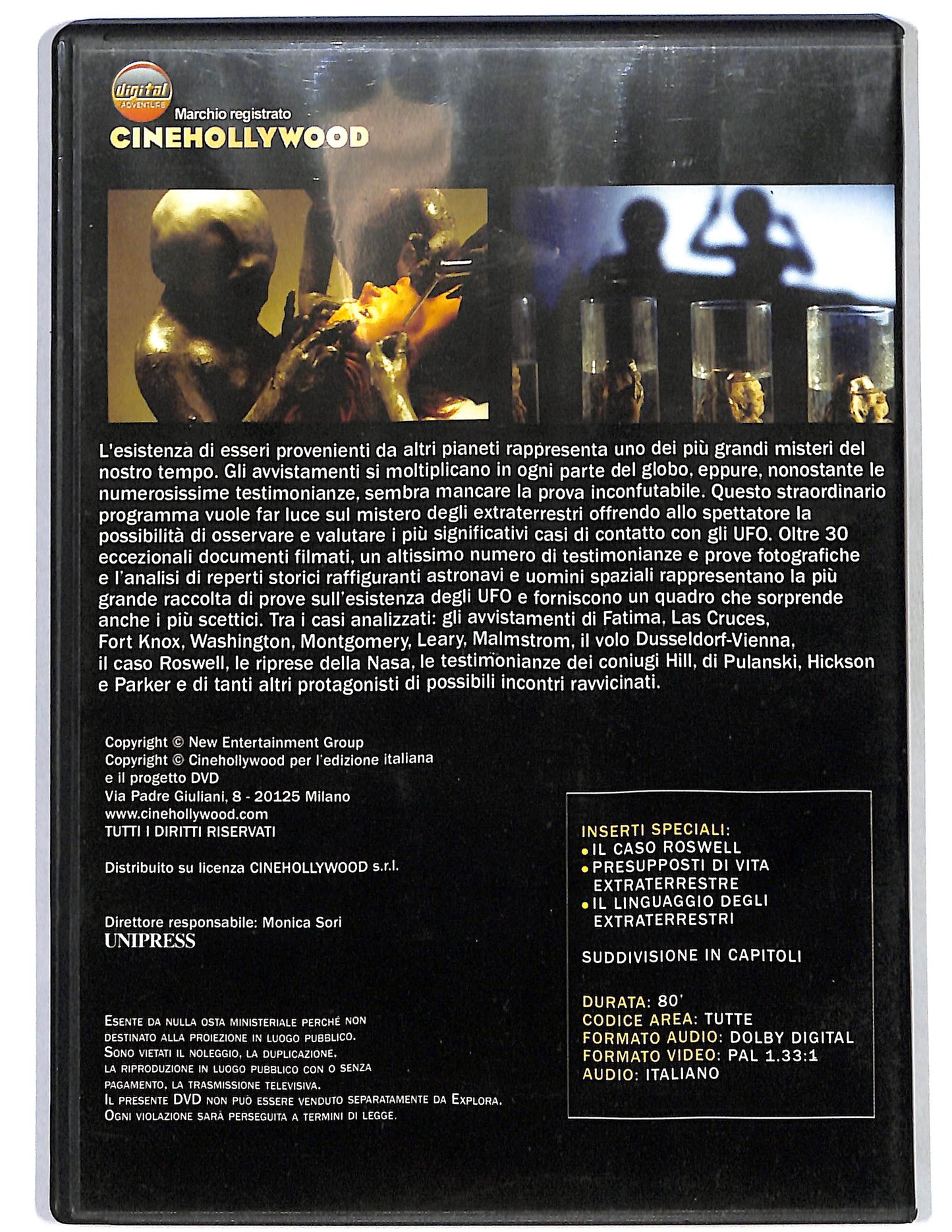 EBOND Ufo Vol.5 Esclusivo Dossier Collana Explora EDITORIALE DVD D660233