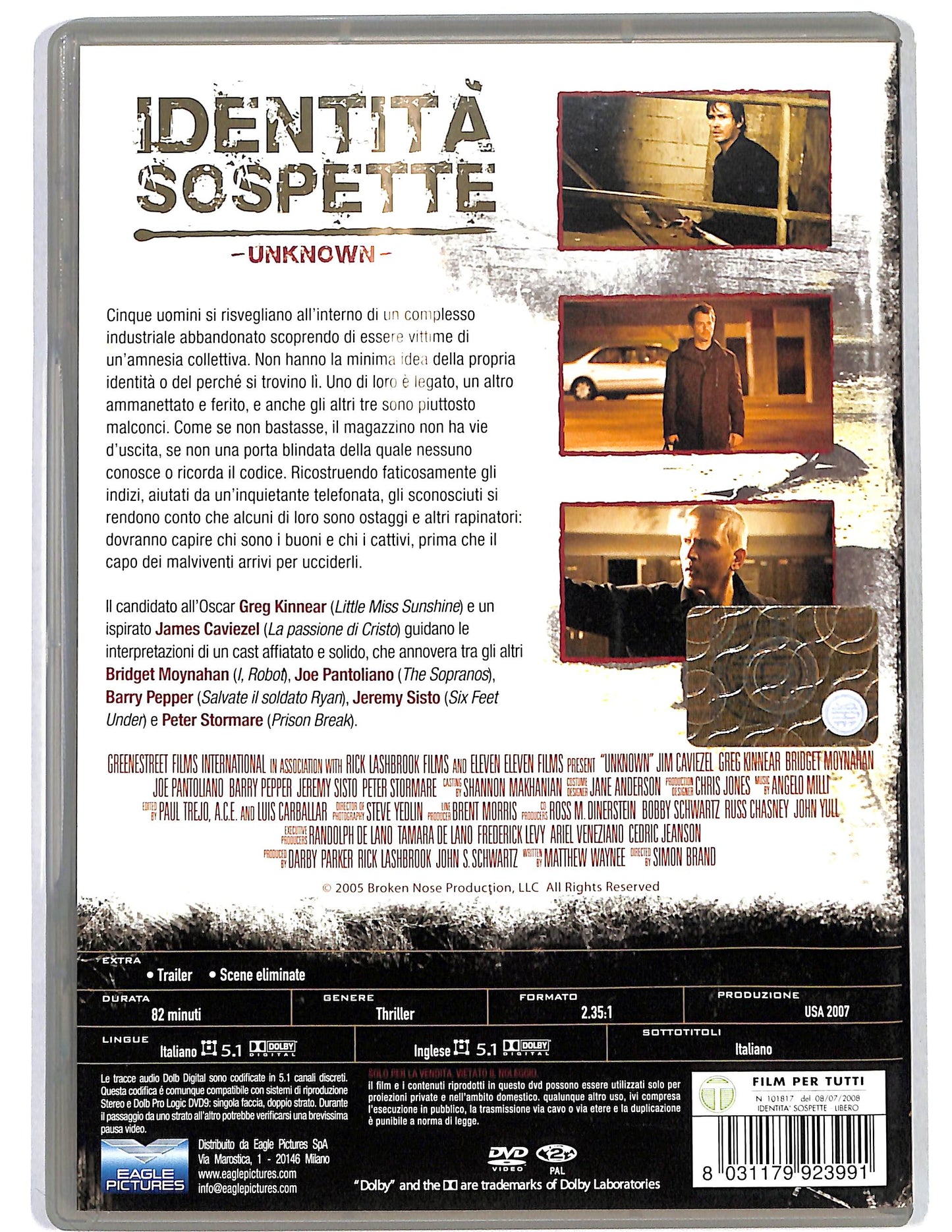EBOND Identita sospette  DVD D660304