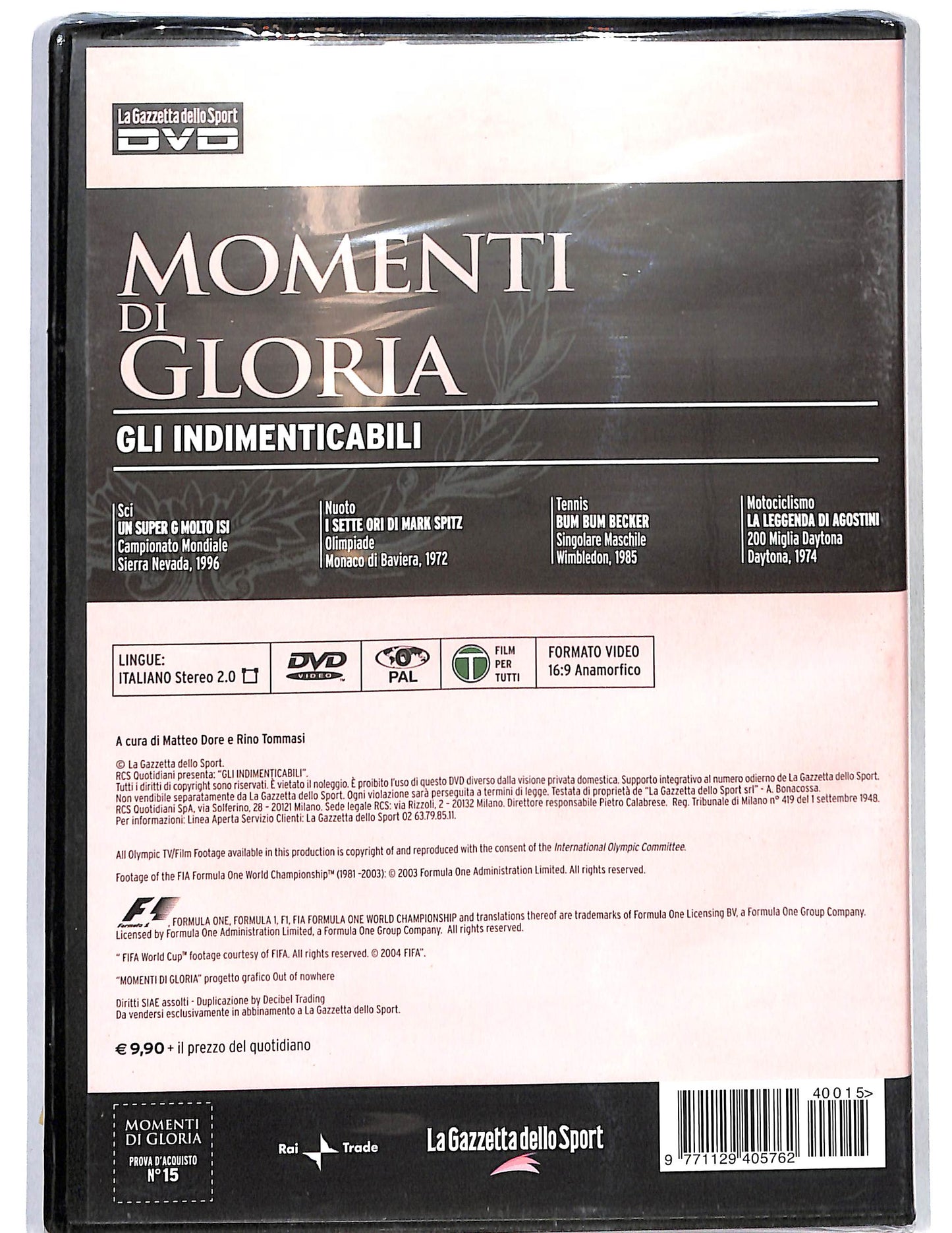 EBOND Momenti Di Gloria  gli indimenticabili vol.15 EDITORIALE DVD D660426