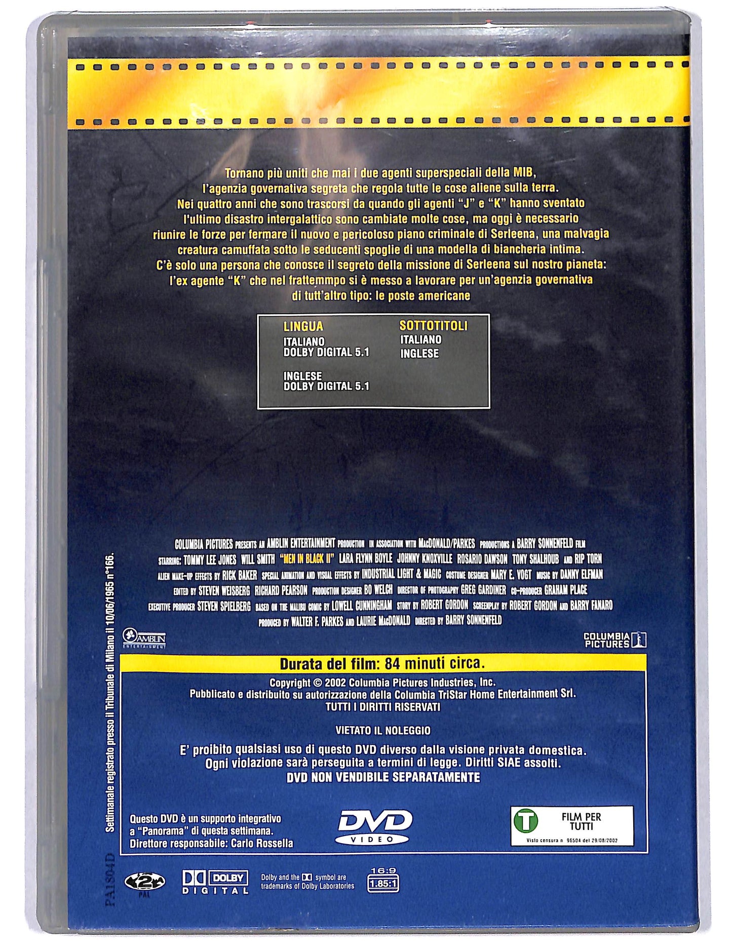 EBOND Men in Black II EDITORIALE DVD D660531