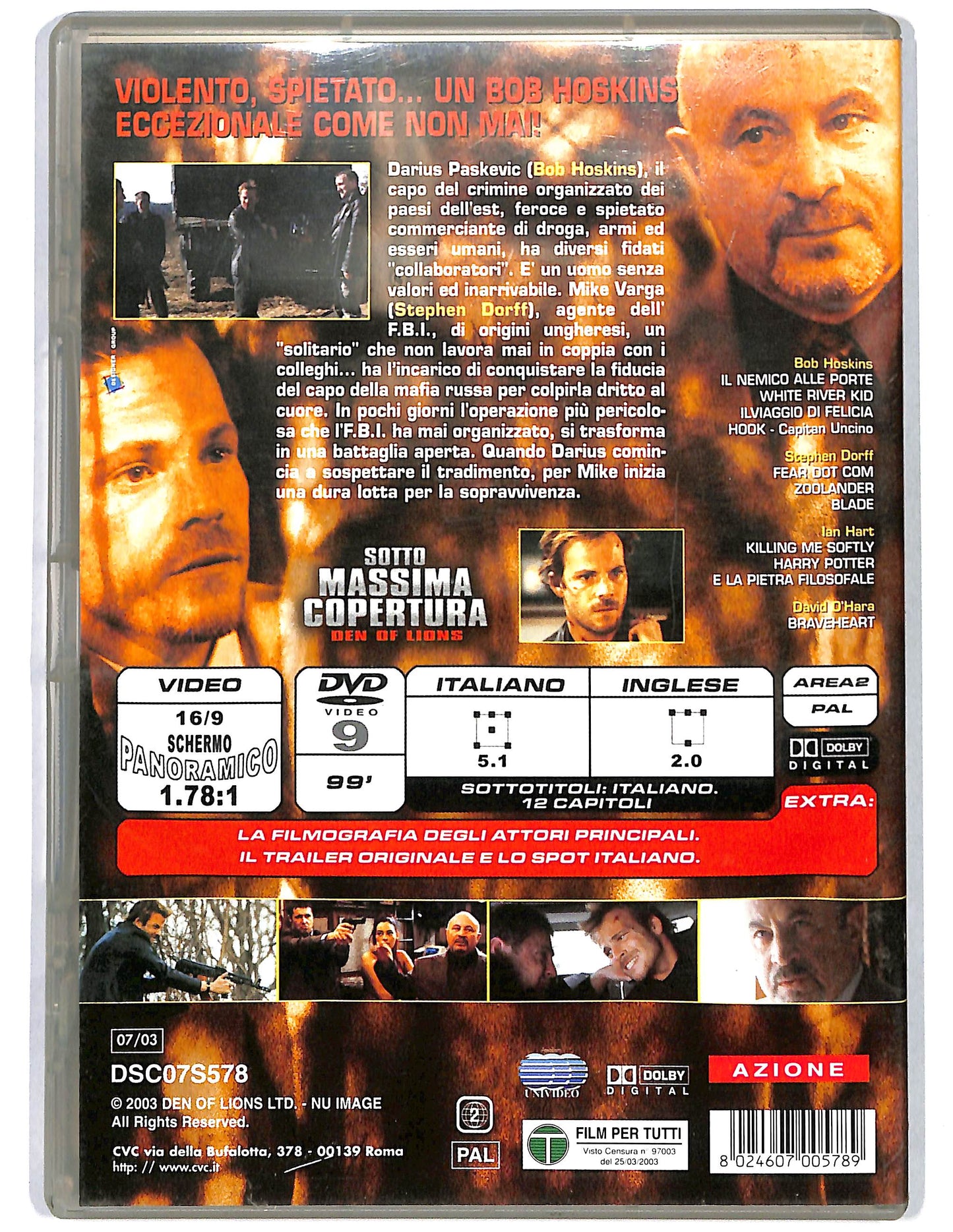 EBOND Sotto massima copertura DVD D660708