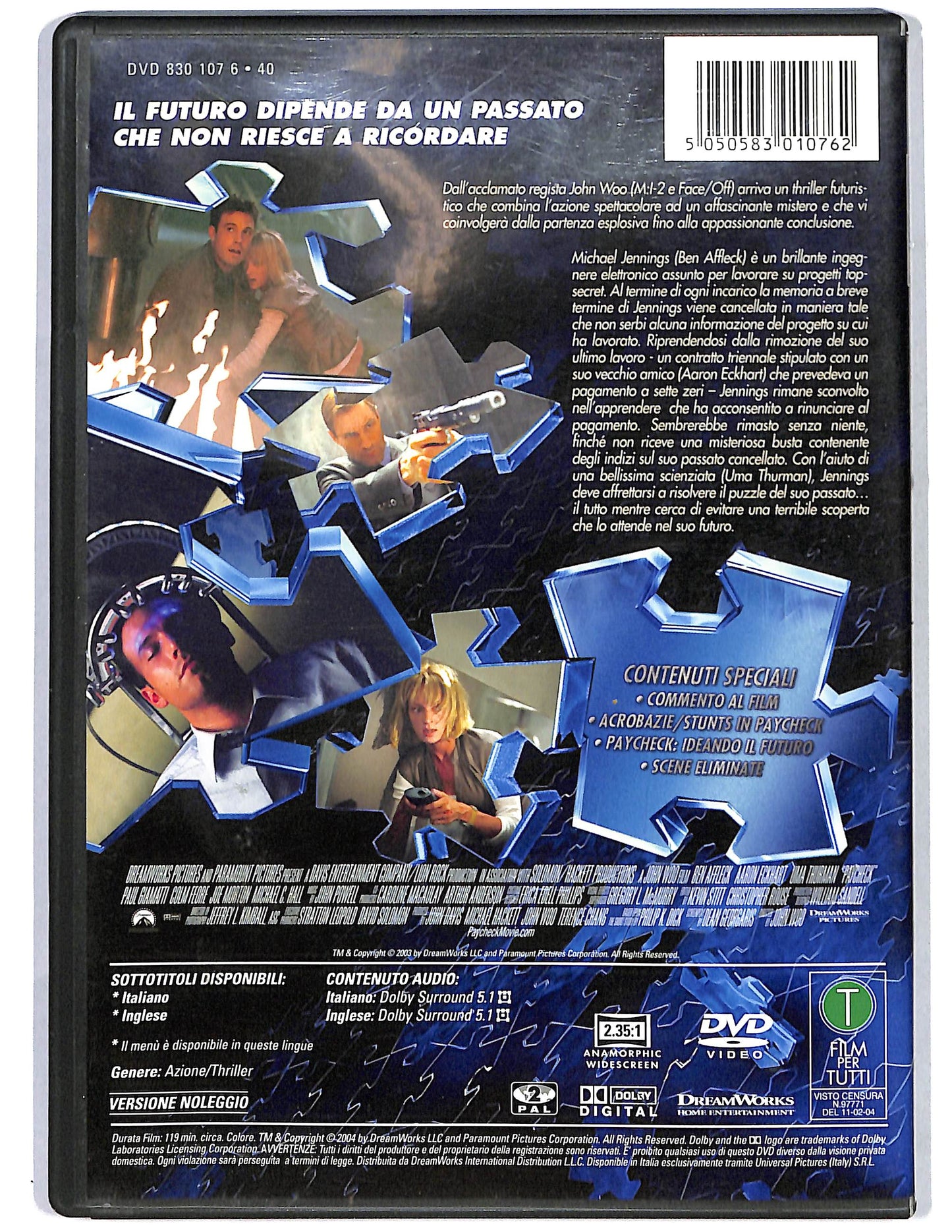 EBOND Paycheck Noleggio DVD D660720