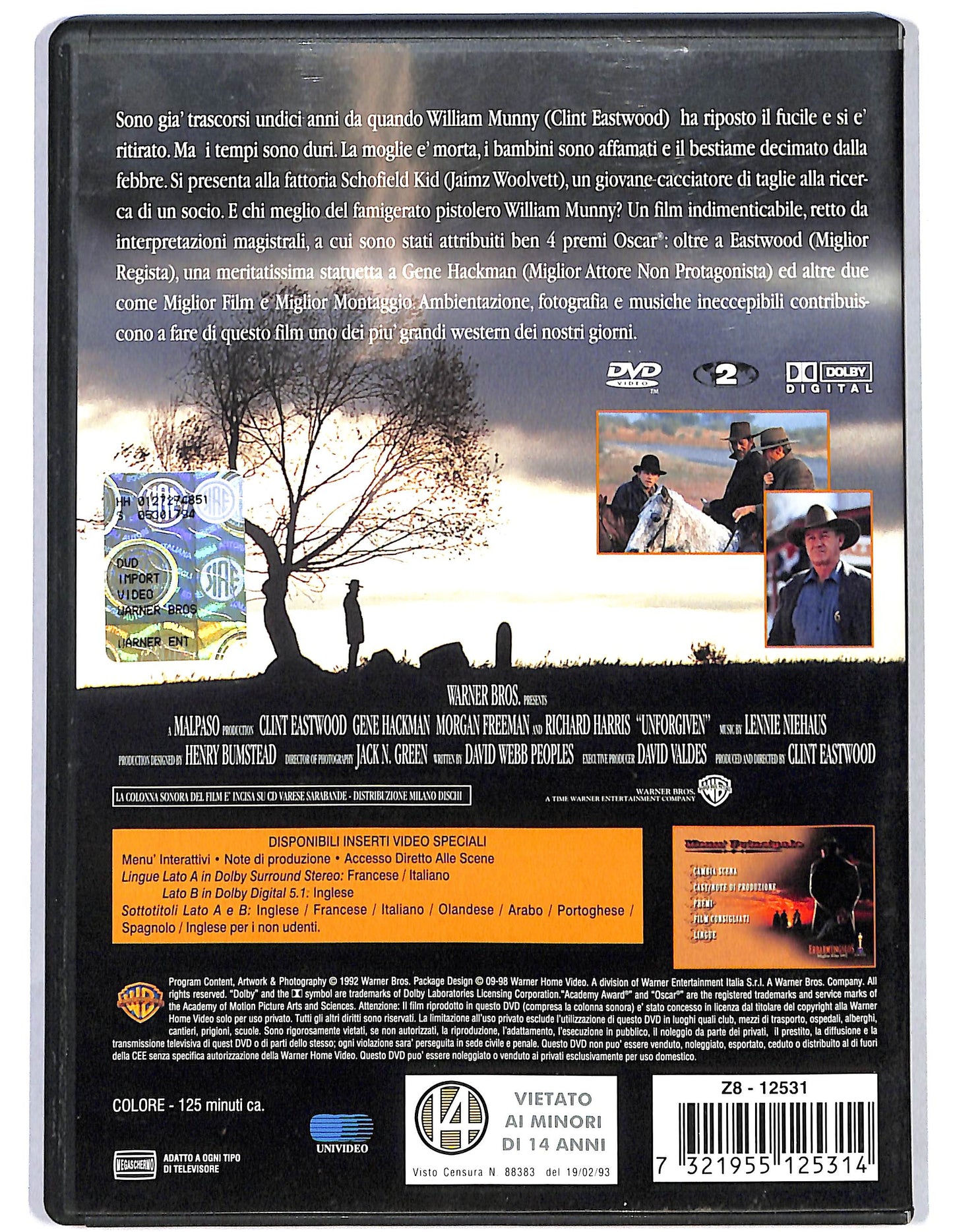 EBOND Gli spietati DVD D660809