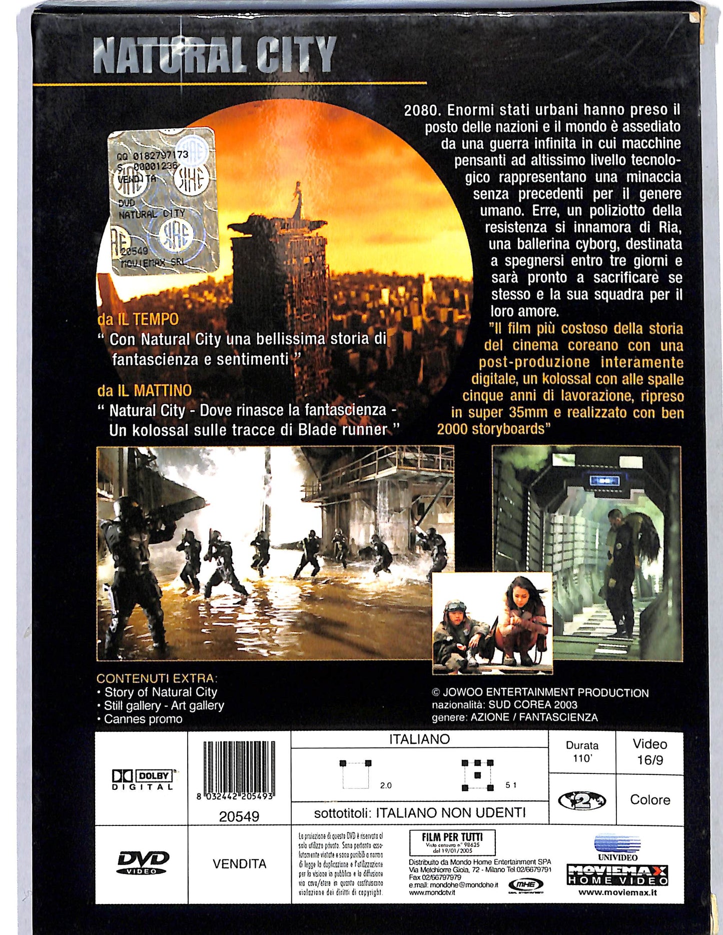 EBOND Natural city slipcase  DVD D660859