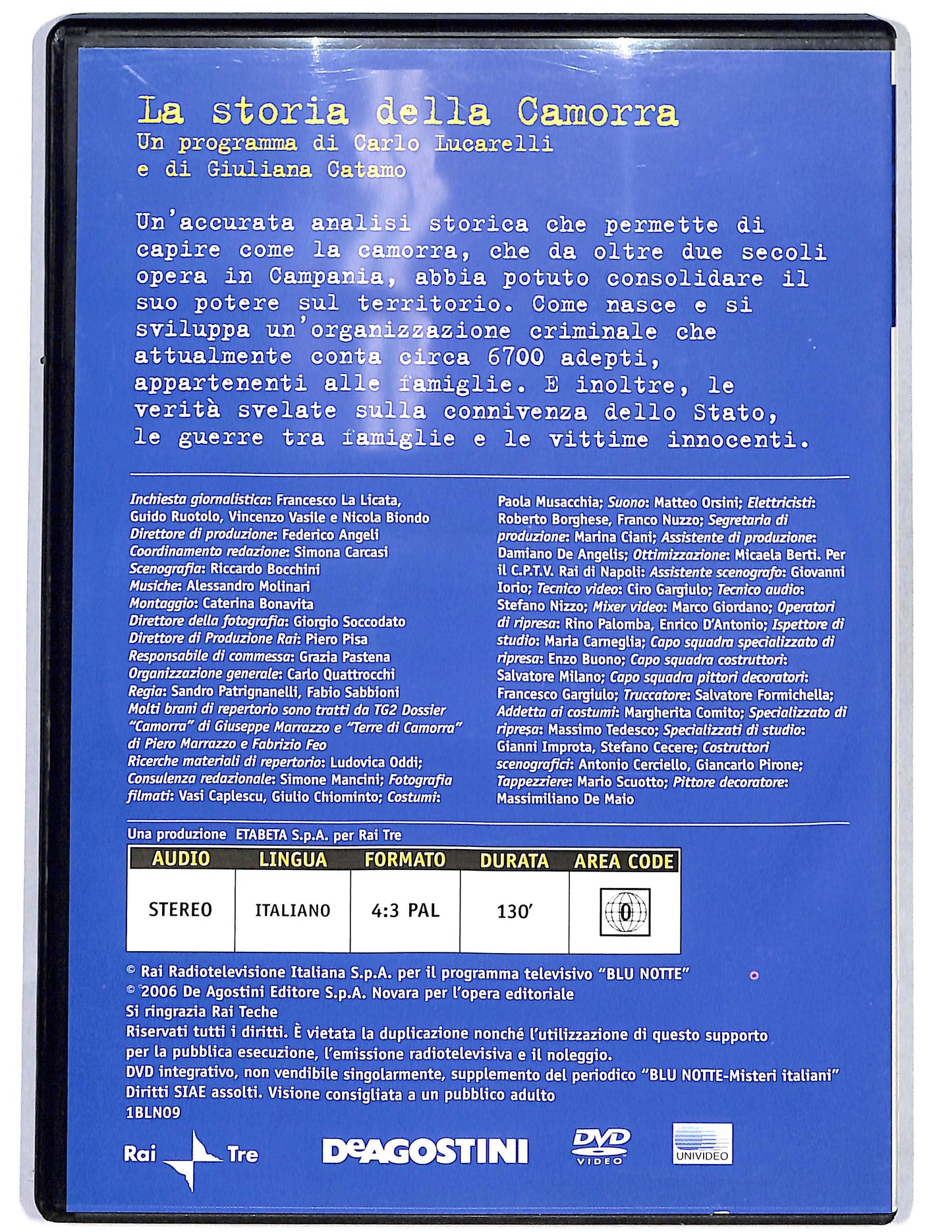 EBOND La storia della camorra vol°9 EDITORIALE  DVD D660905