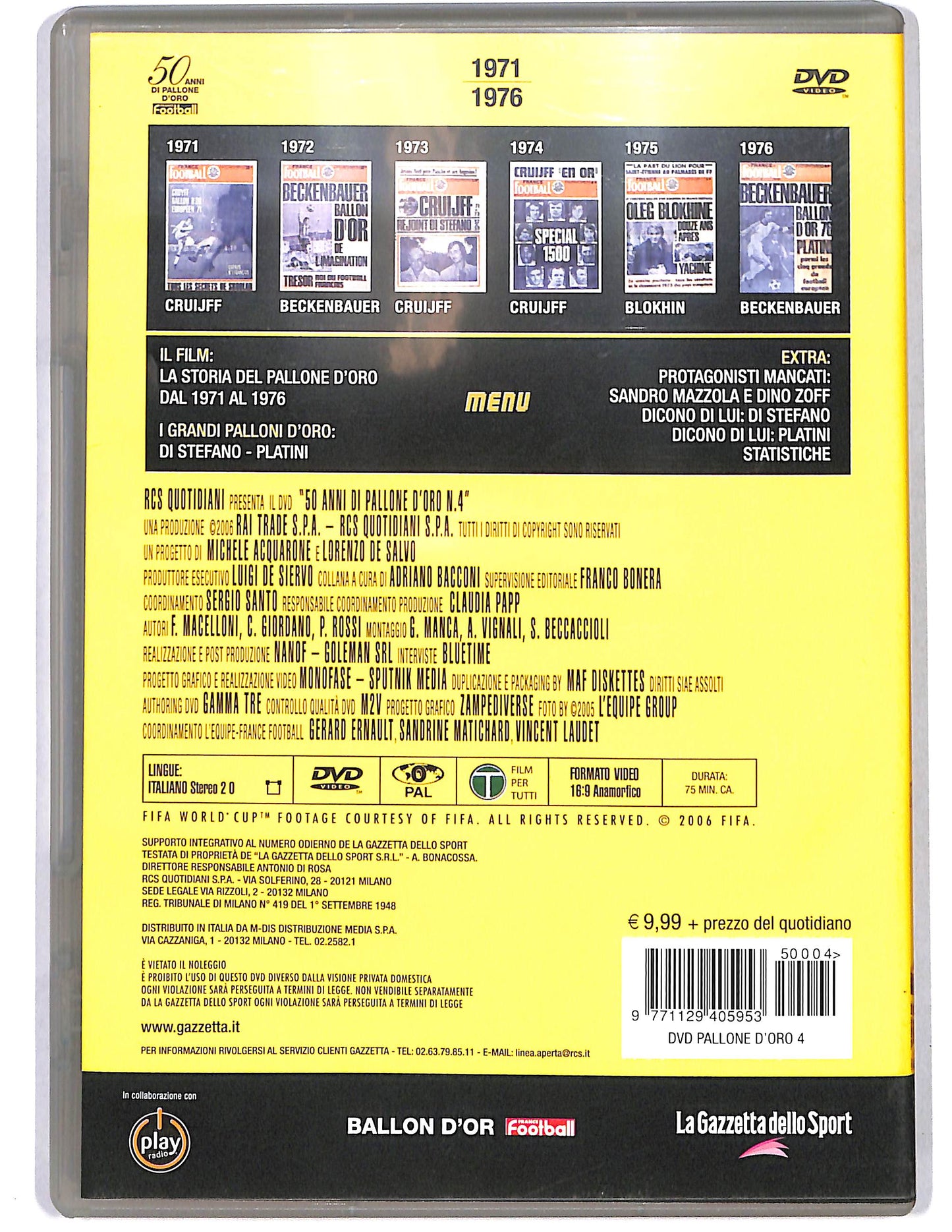 EBOND Di Stefano Platini vol.4 EDITORIALE  DVD D661018
