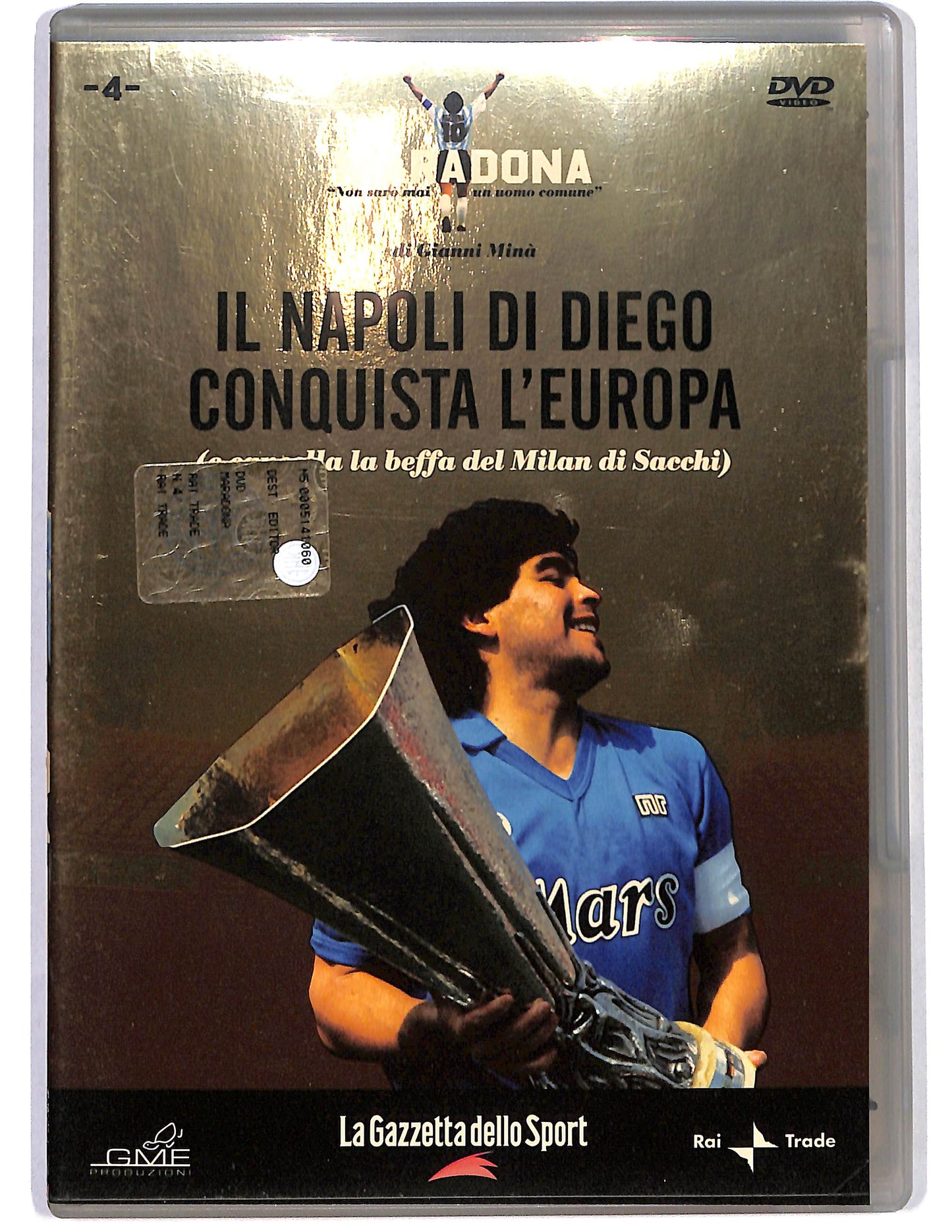 EBOND A Napoli di Diego conquista l'Europa vol.4 EDITORIALE  DVD D661026