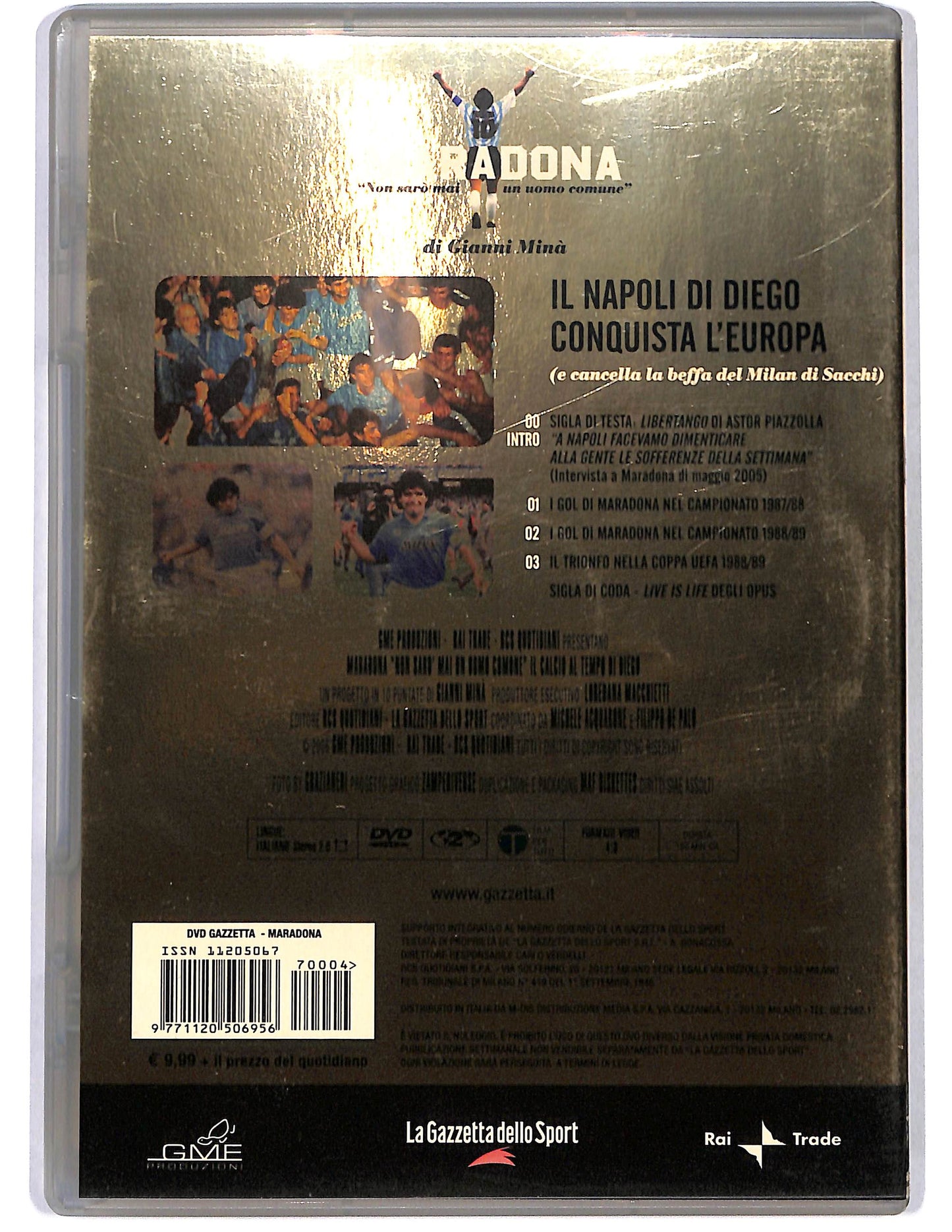 EBOND A Napoli di Diego conquista l'Europa vol.4 EDITORIALE  DVD D661026