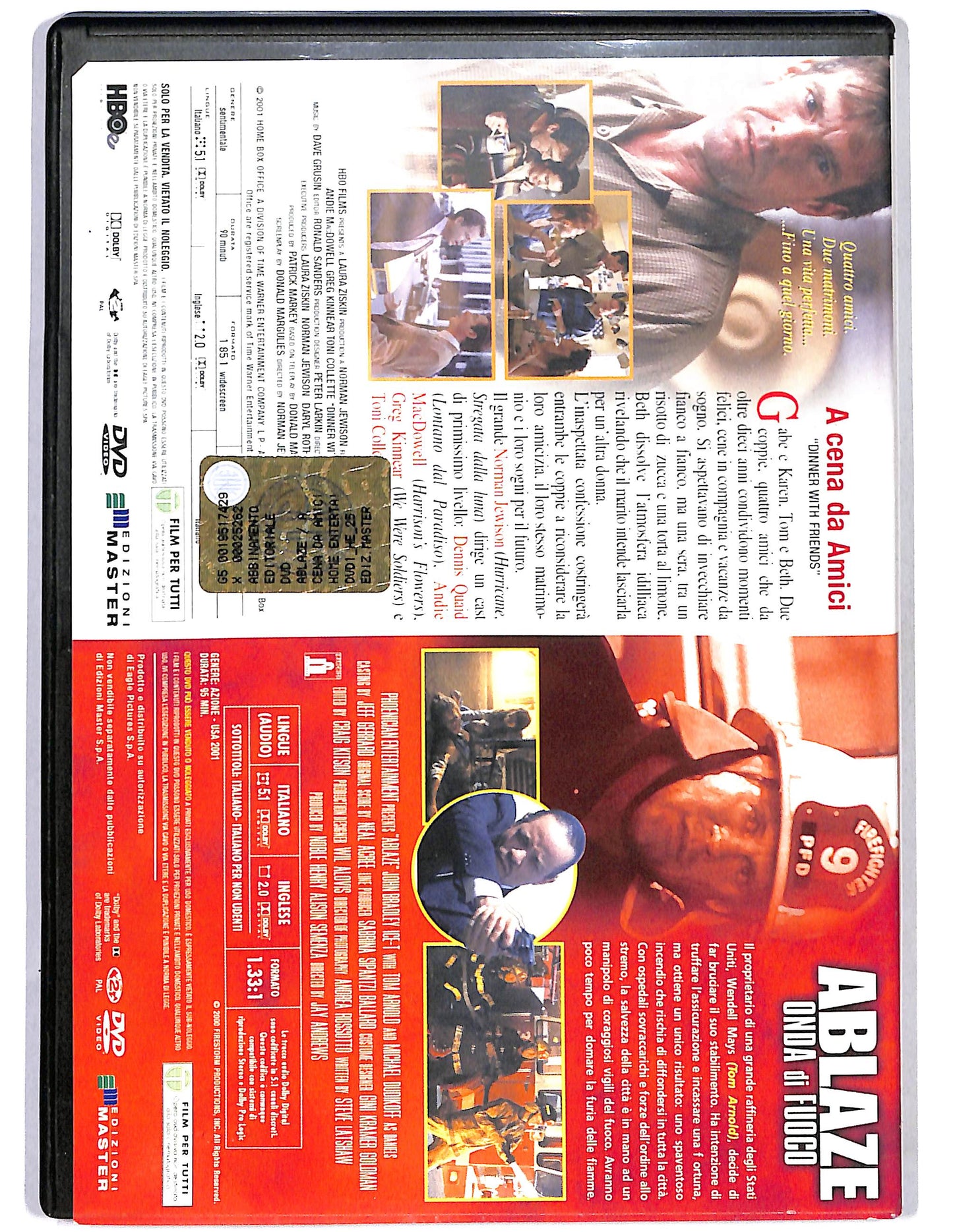 EBOND Ablaze + A Cena da Amici EDITORIALE DVD D661033