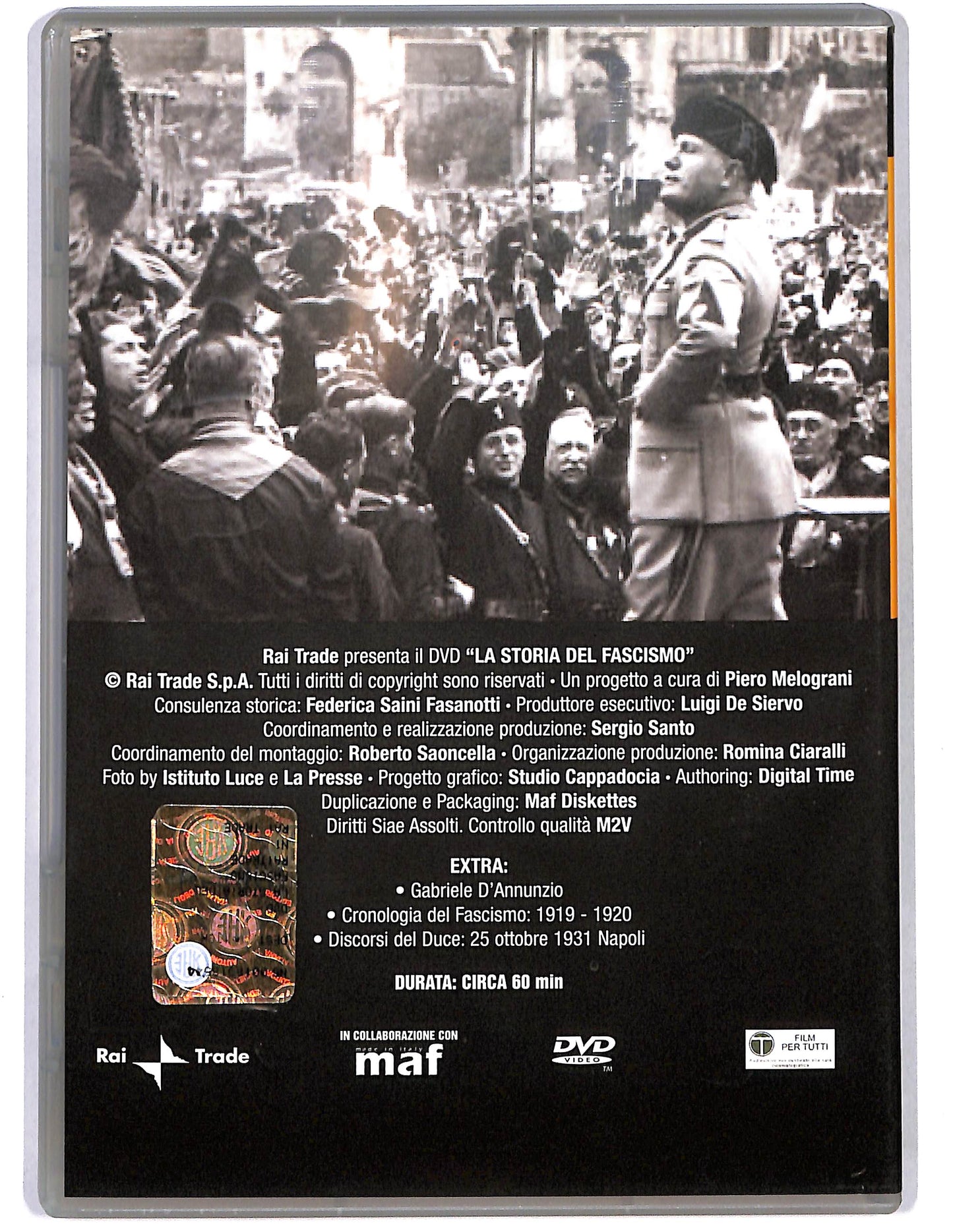EBOND Le origini 1919-1922 i primi passi di Mussolini..  EDITORIALE DVD D661062