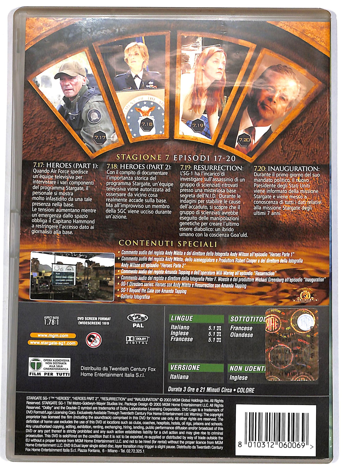 EBOND Stargate SG1. Stagione 7. Vol. 36 DVD D661202