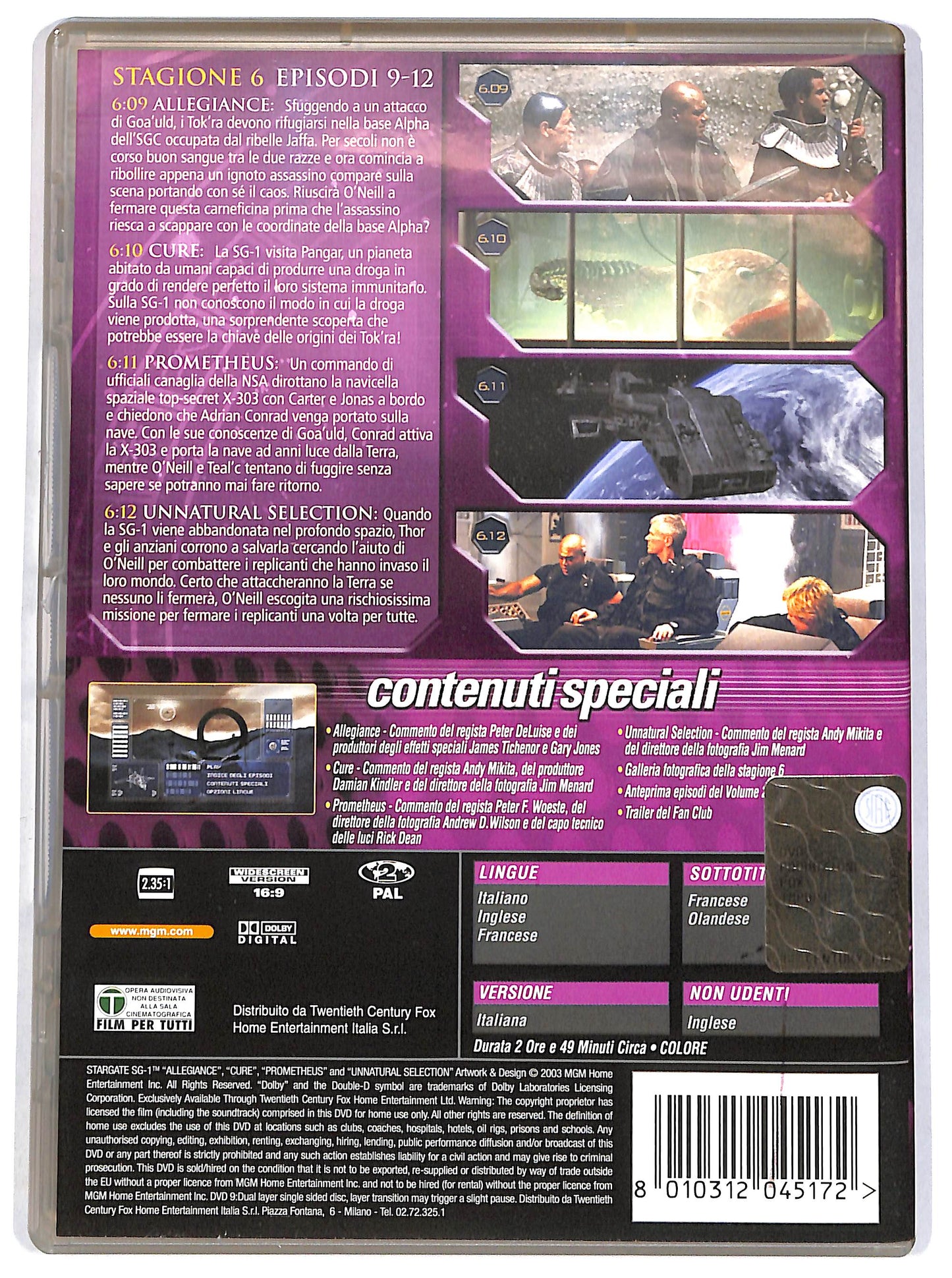 EBOND Stargate SG1 Stagione 6 Vol. 28  DVD D661210