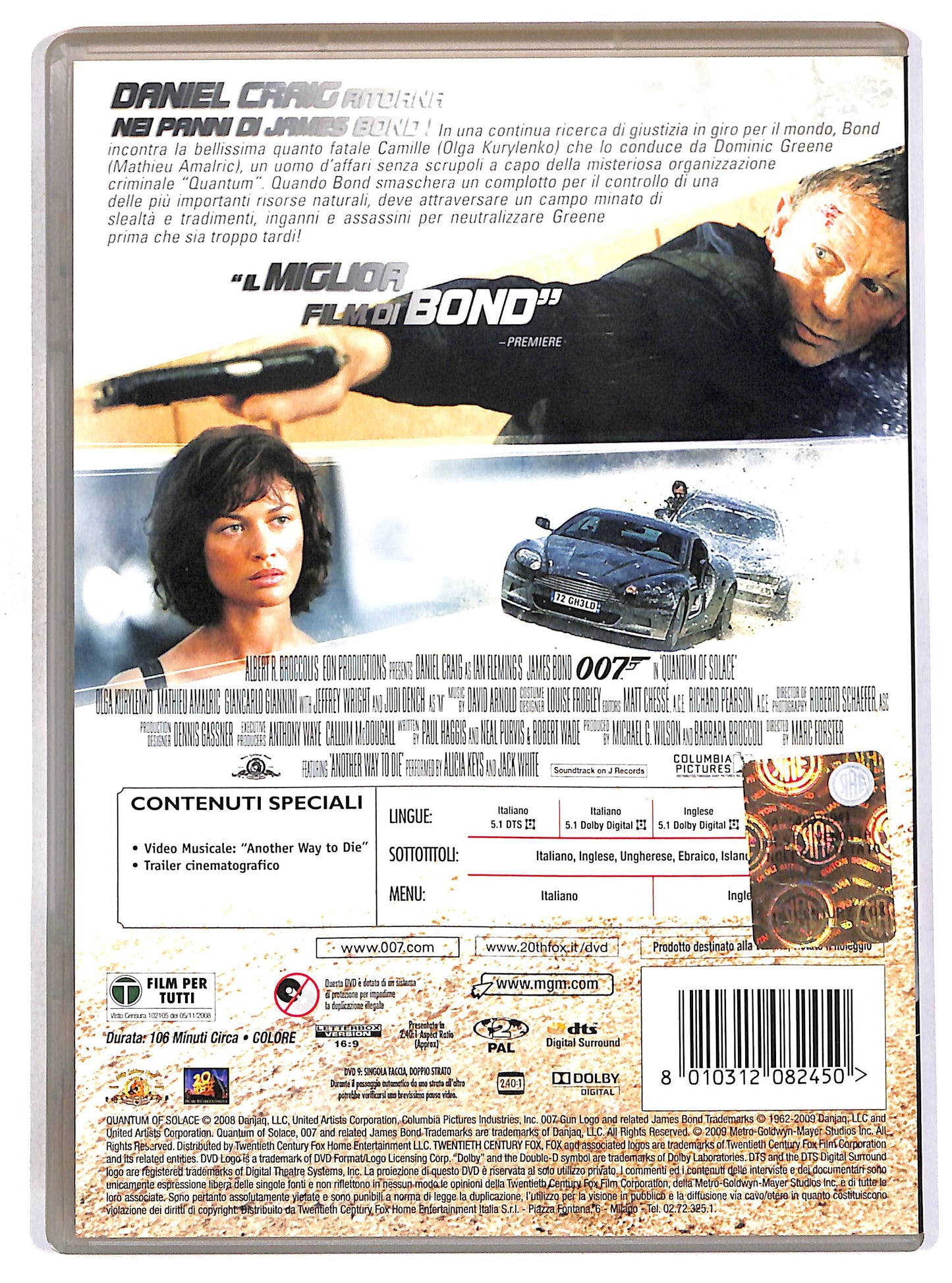 EBOND 007 - Quantum of Solace DVD D661439