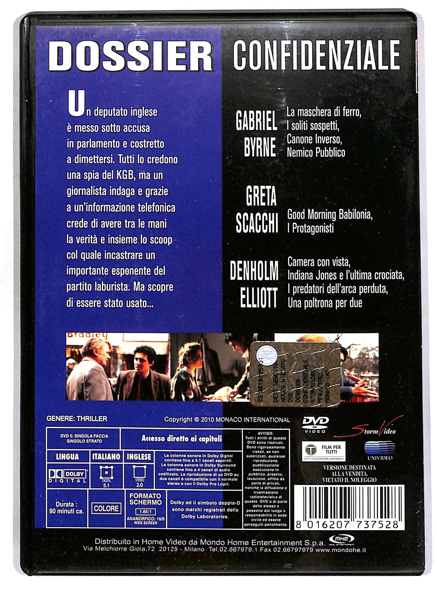 EBOND Dossier Confidenziale DVD D661458