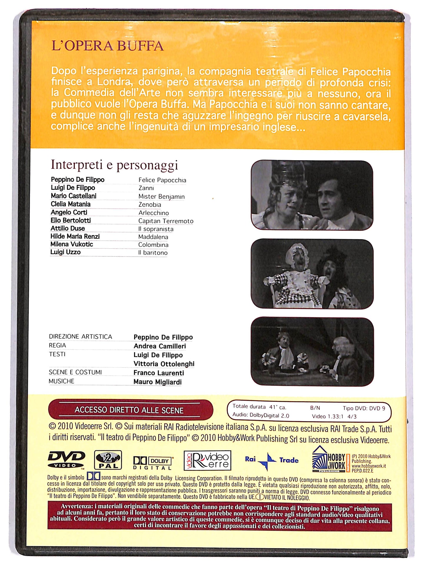 EBOND L'opera buffa EDITORIALE DVD D661712
