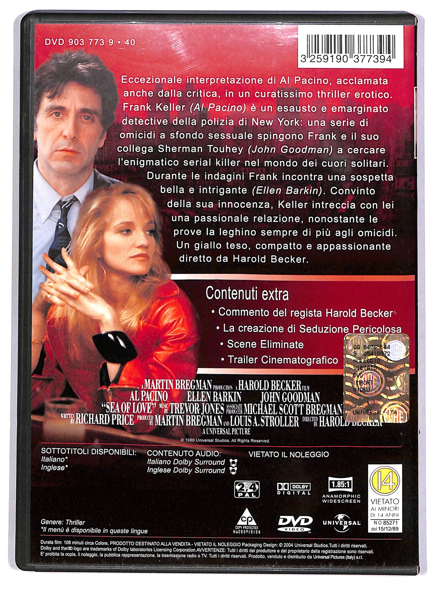 EBOND Seduzione pericolosa DVD D661817