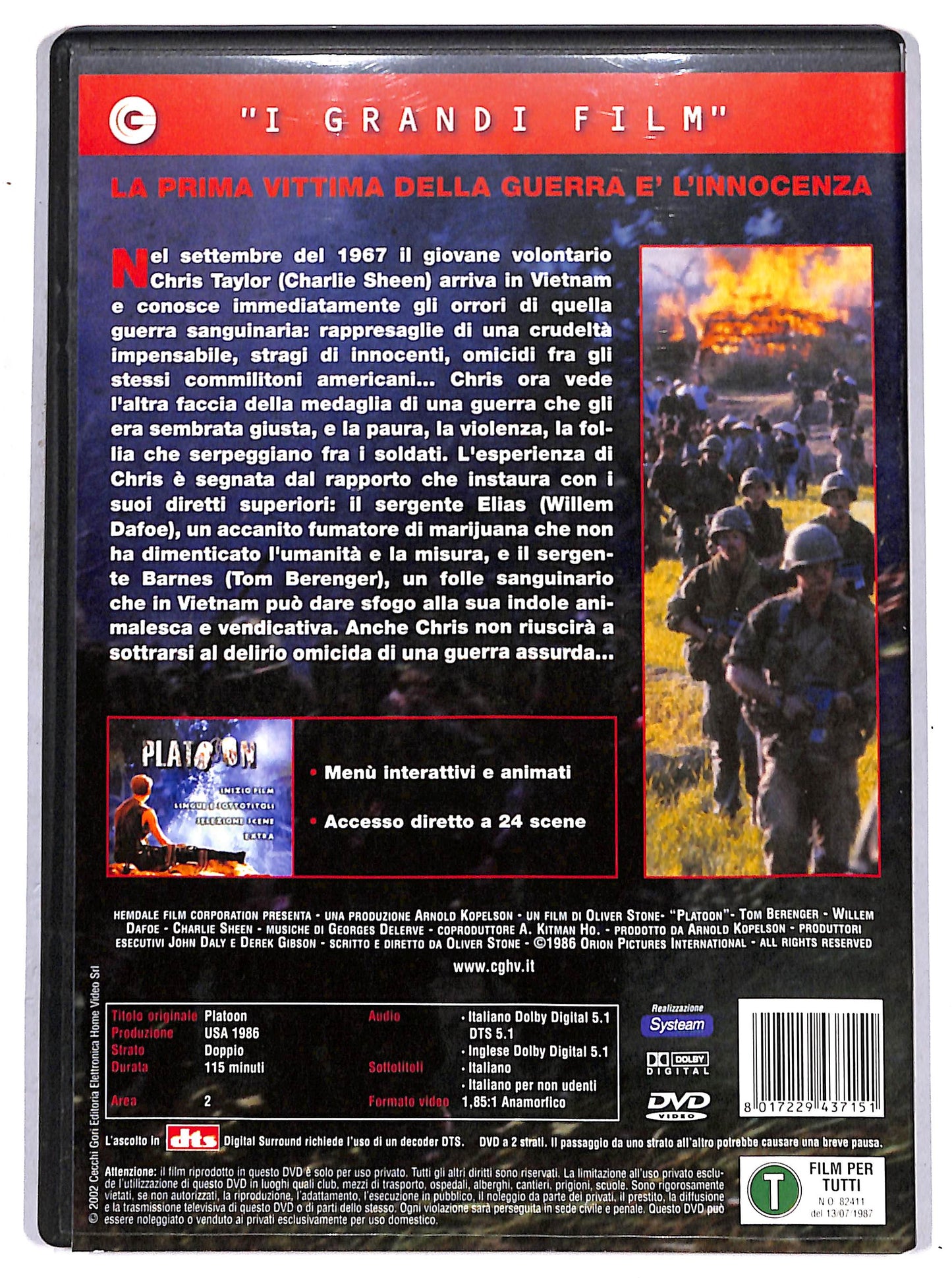 EBOND platoon DVD D662329