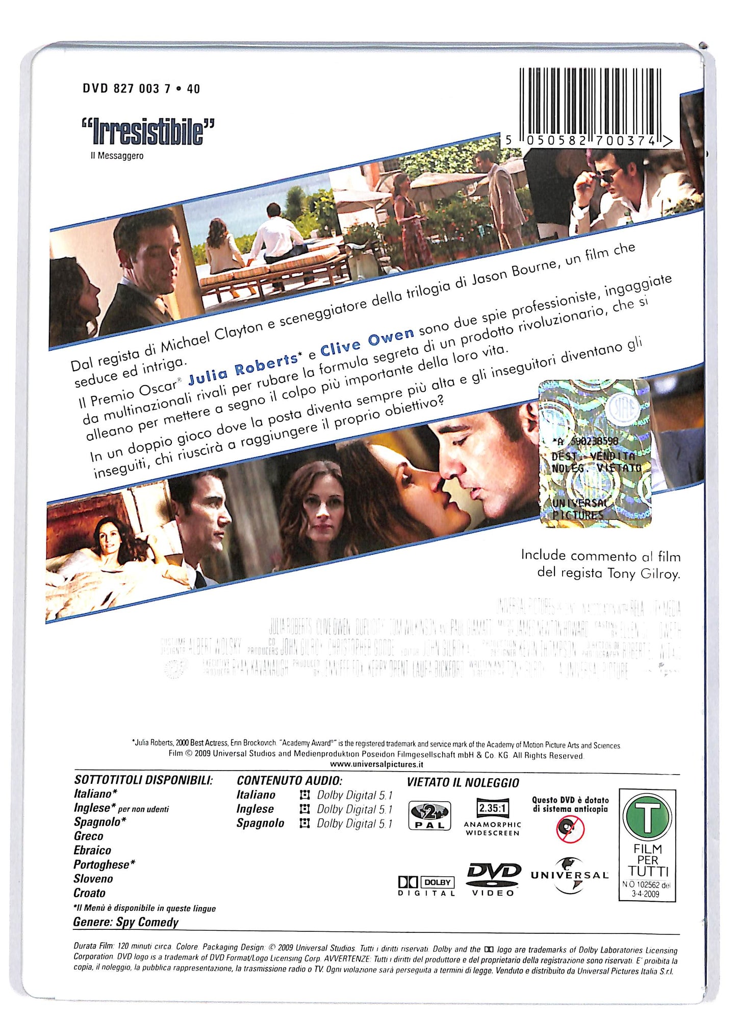 EBOND Duplicity  DVD D662407