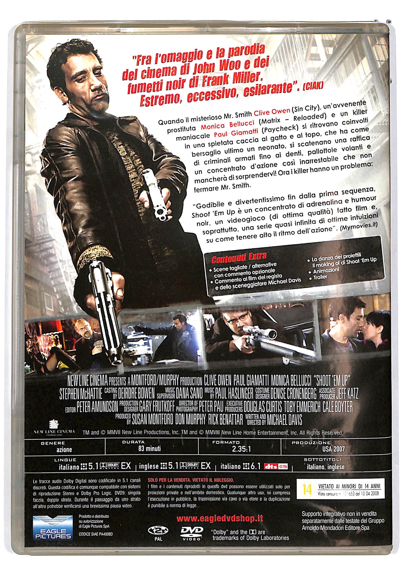EBOND Shoot 'Em Up - Spara O Muori  EDITORIALE DVD D662416