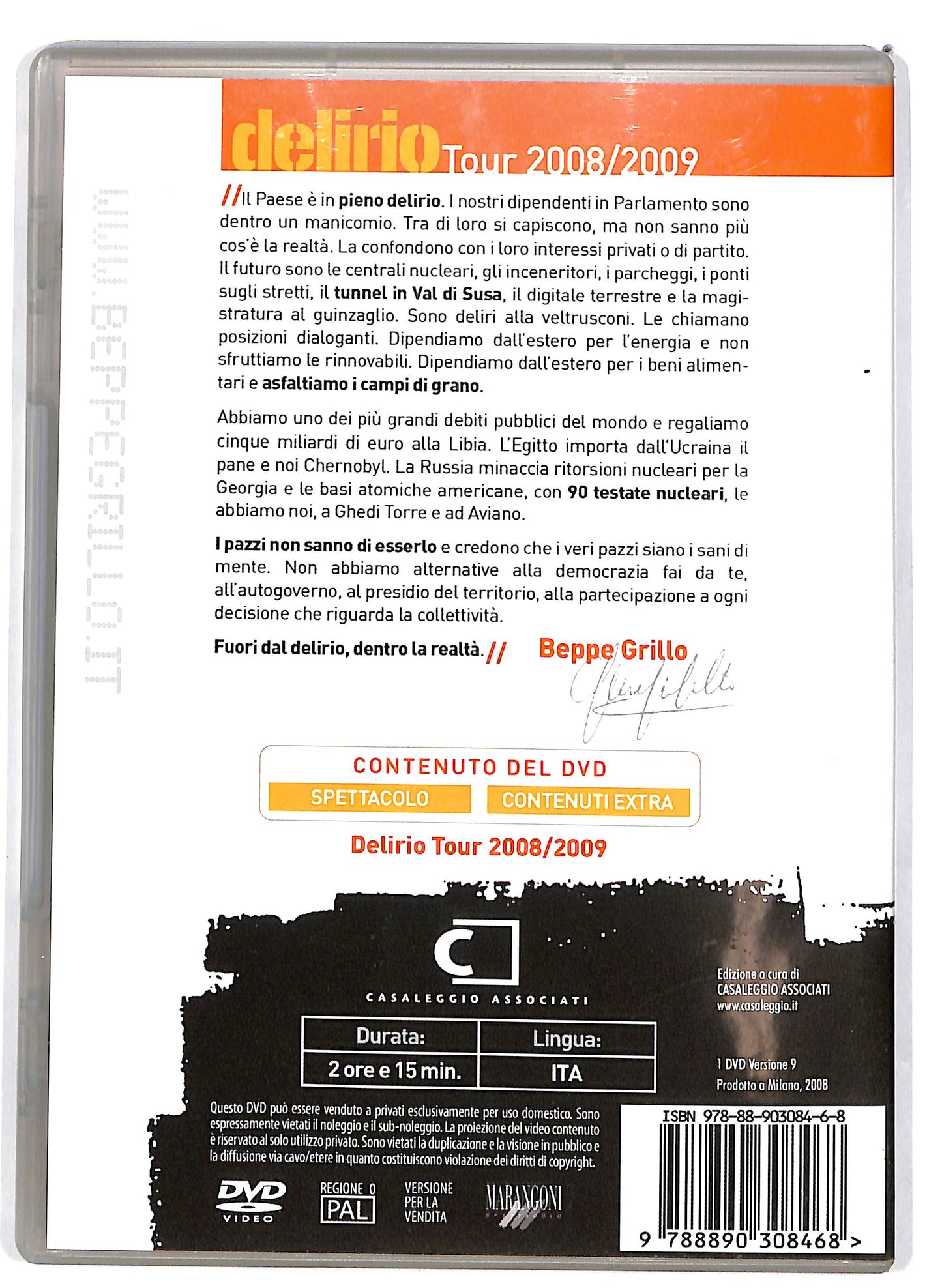 EBOND Beppe Grillo -  Delirio DVD D662424