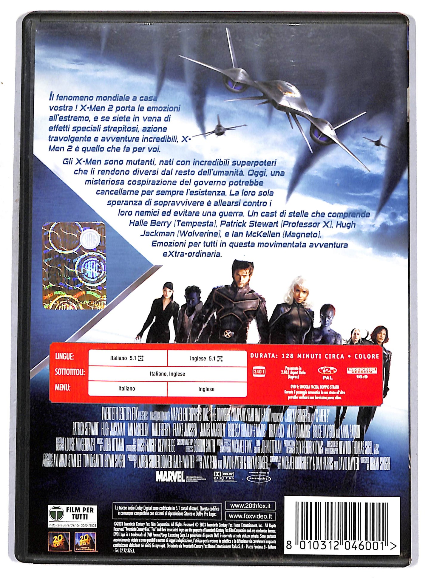 EBOND x - men 2 DVD D662524