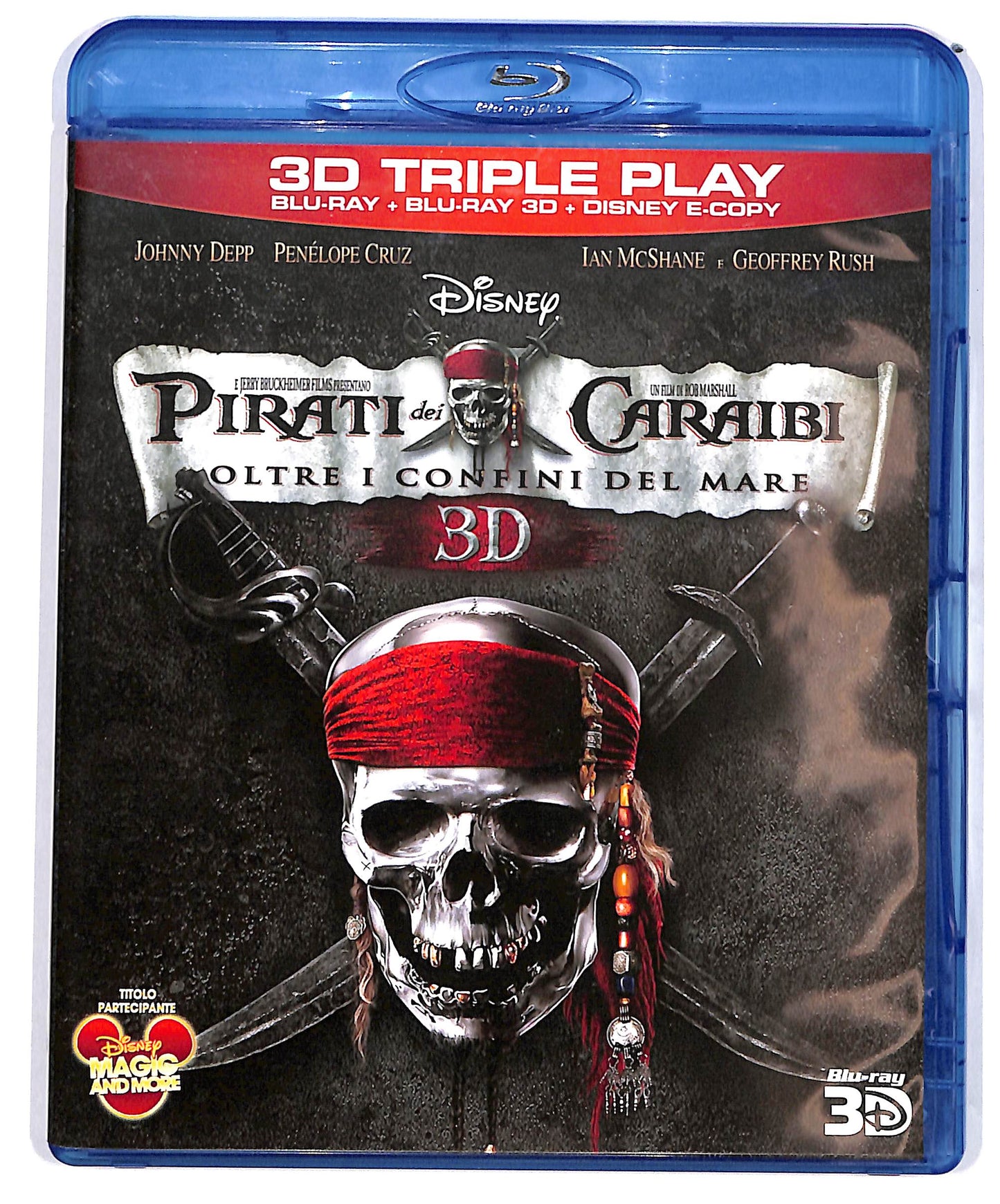 EBOND Pirati dei Caraibi oltre i confini del mare E-Copy + BLURAY 3D 2D BLURAY D662747