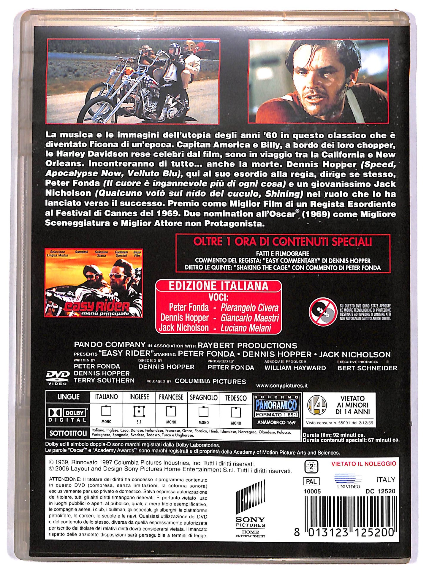 EBOND Easy Rider EDIZIONE SPECIALE DVD D662831