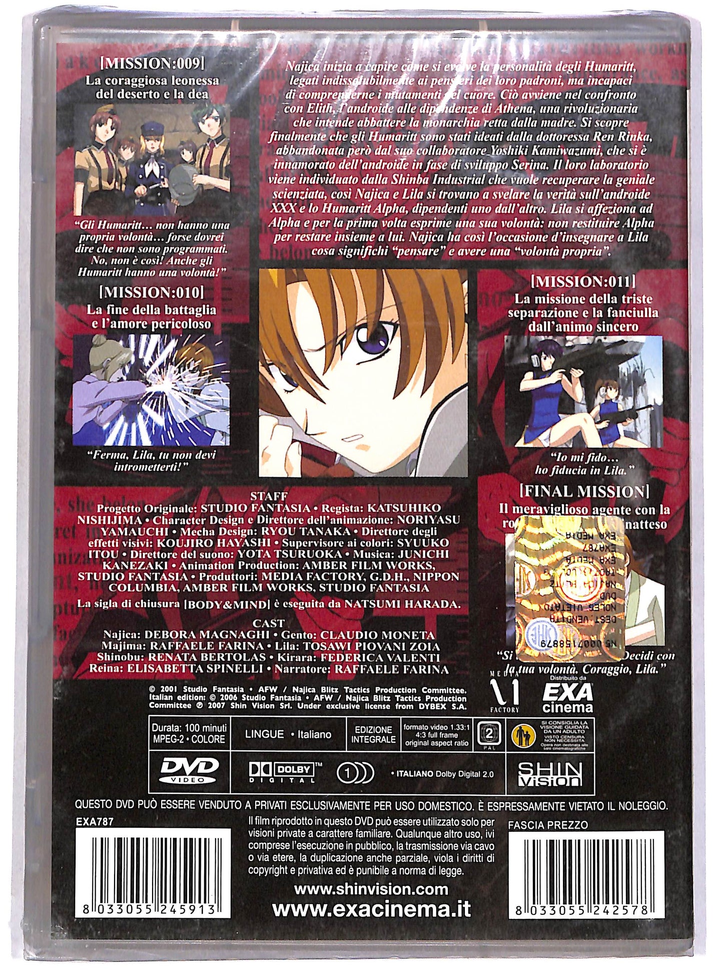 EBOND Najica - Blitz Tactics Vol.3 (Eps. 9-12) EDITORIALE DVD D662923
