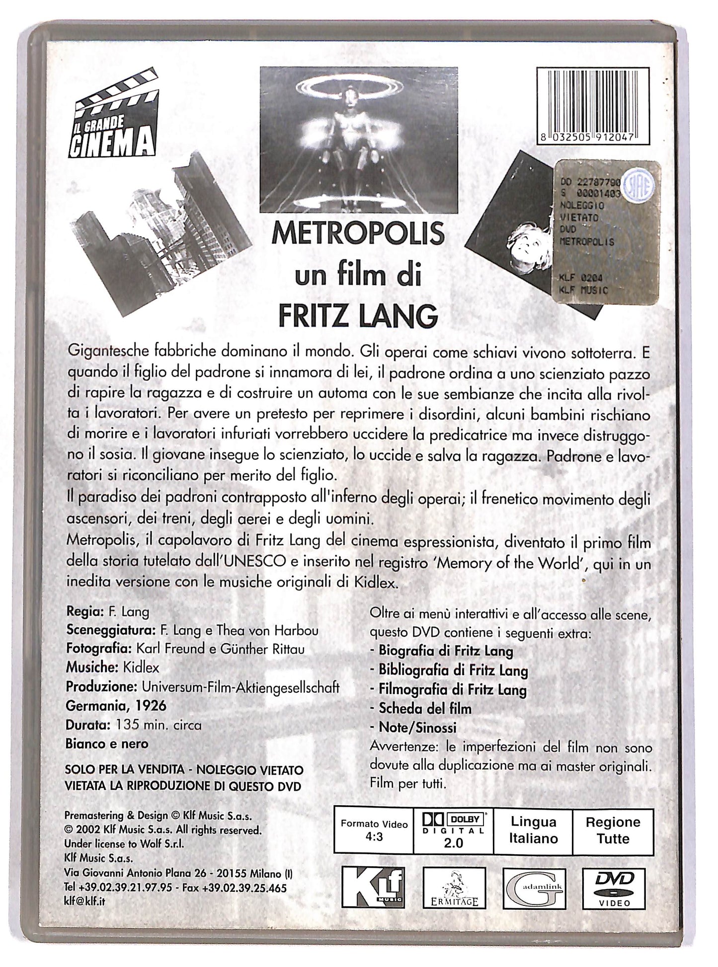 EBOND Metropolis DVD D663128