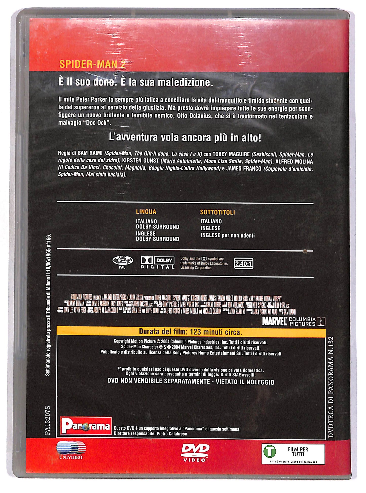 EBOND Spider-Man 2 EDITORIALE DVD D663311