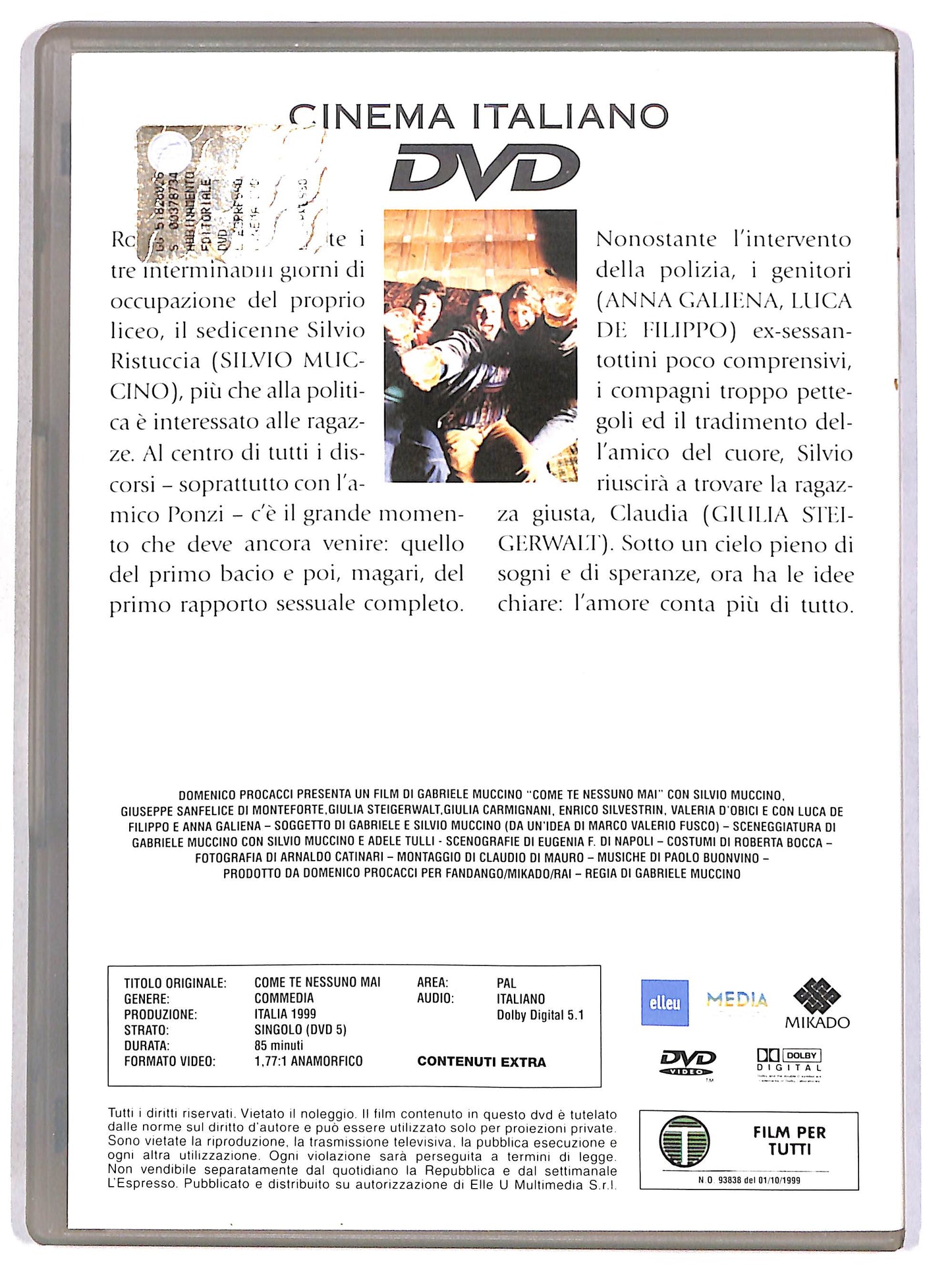 EBOND Come te nessuno mai EDITORIALE DVD D663322