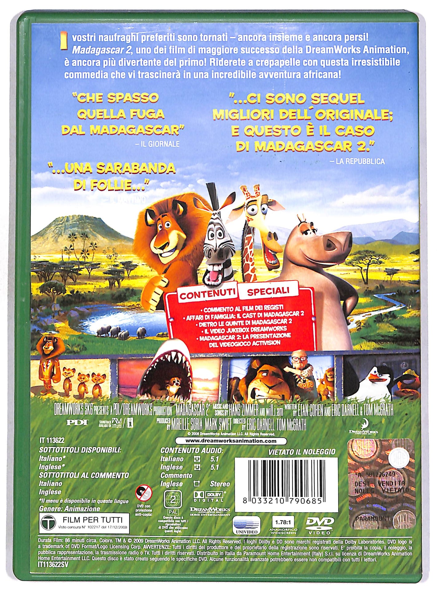 EBOND Madagascar 2 DVD D663352